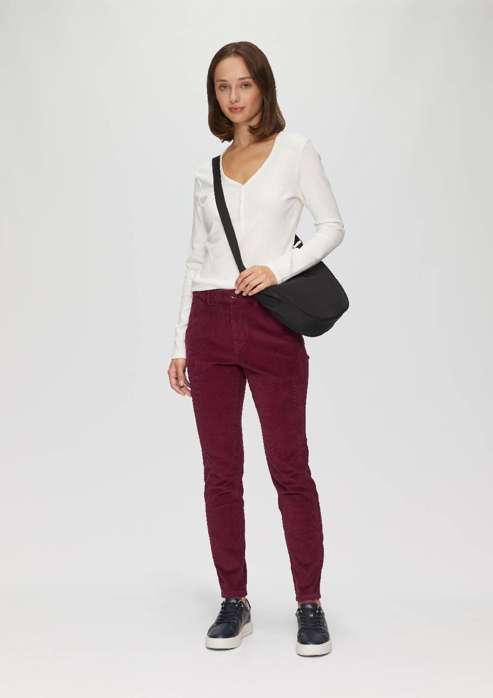 S.Oliver Schmal geschnittene Cordhose VIP-Rabatte