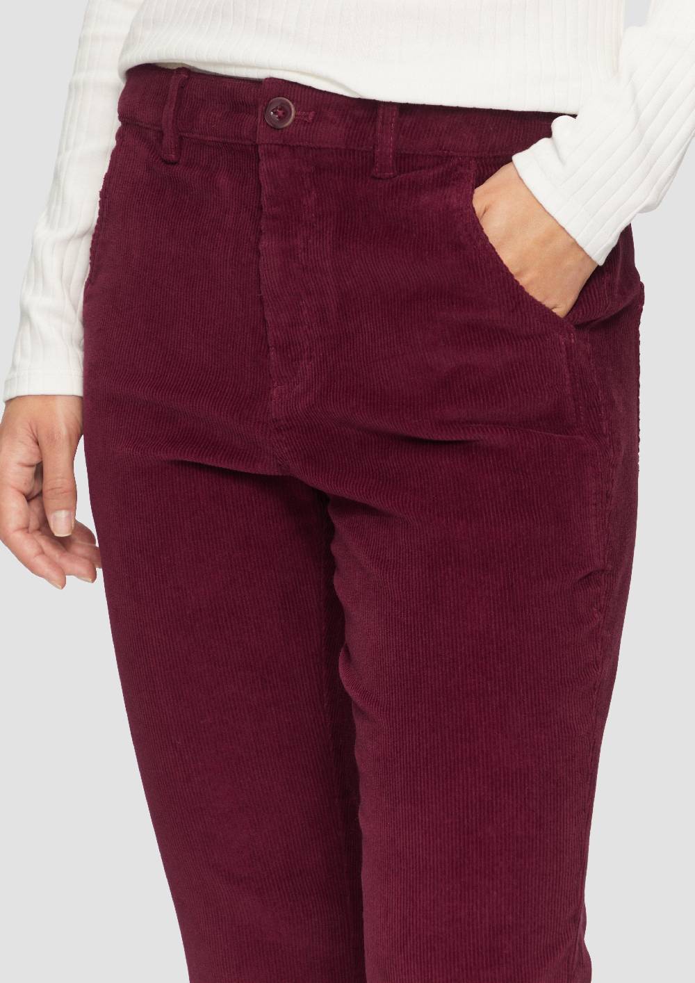 S.Oliver Schmal geschnittene Cordhose VIP-Rabatte