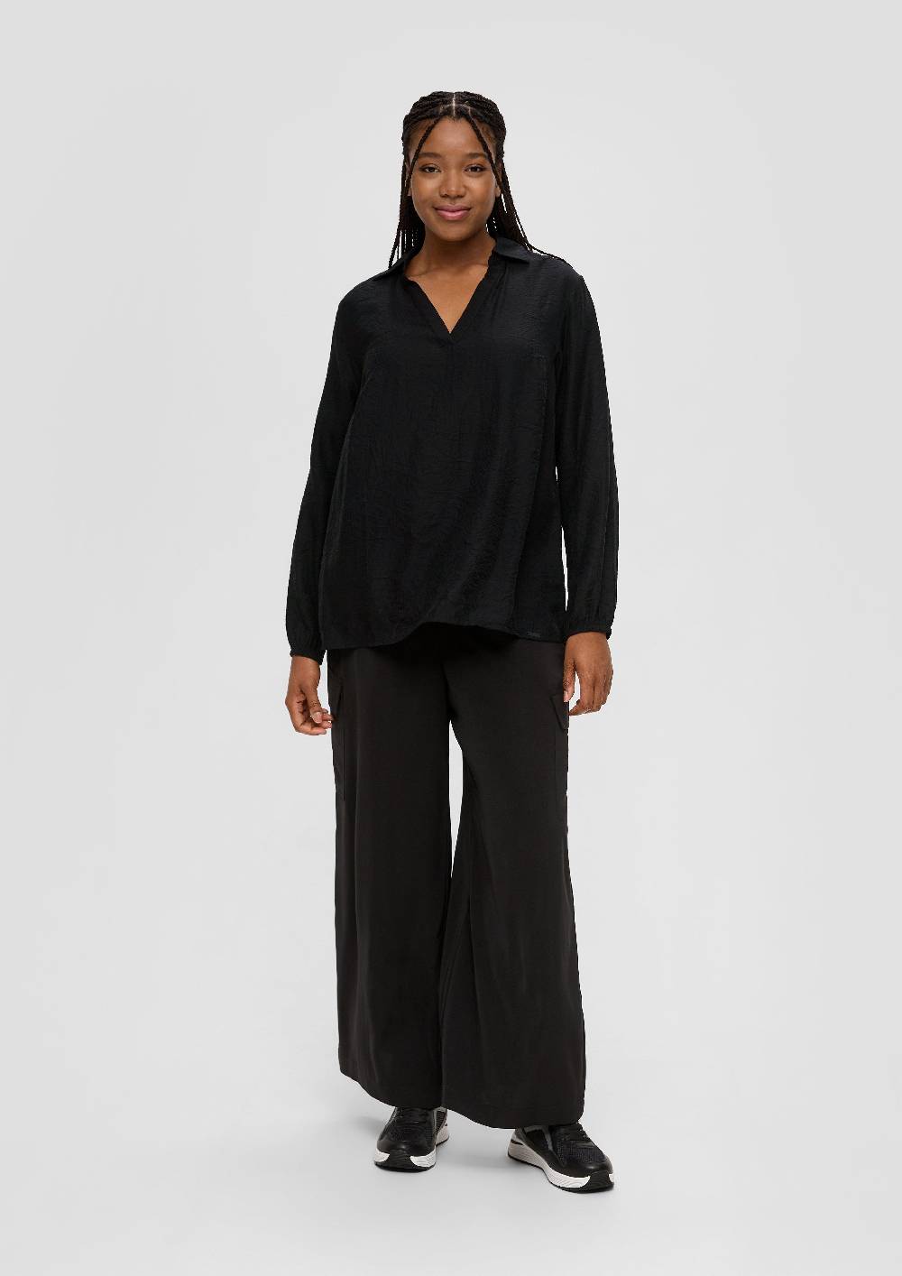 S.Oliver Hemdbluse mit Dobby-Struktur Begrenzte Freigabe