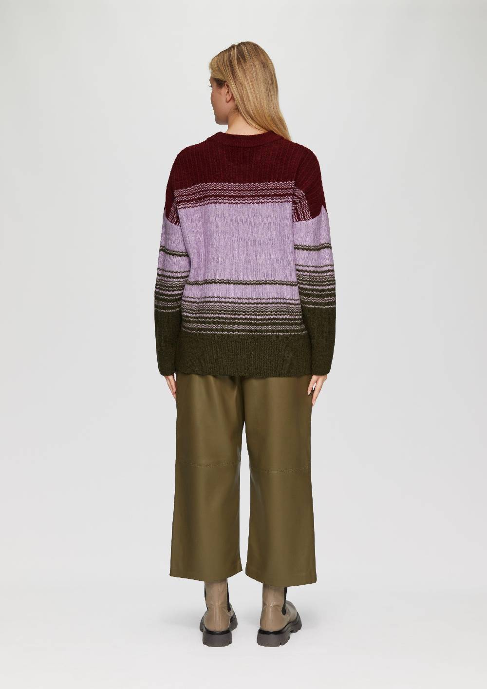 S.Oliver Gestreifter Strickpullover im Relaxed Fit Discount Store für neue Produkte
