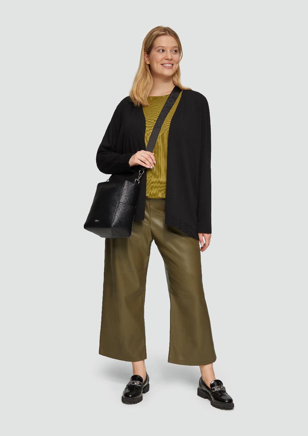 S.Oliver Cardigan aus Viskose-Baumwollmix Super Rabatt