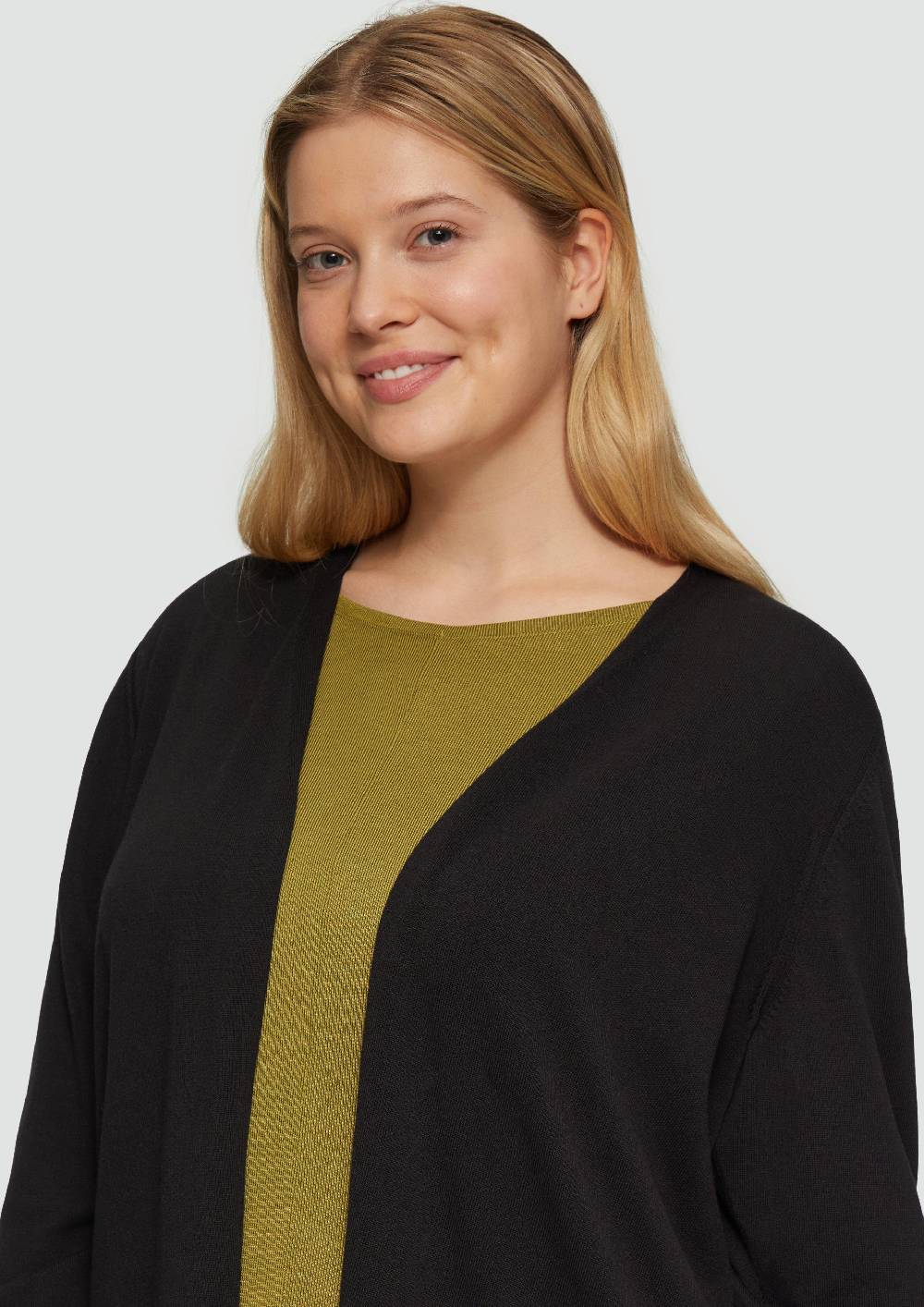 S.Oliver Cardigan aus Viskose-Baumwollmix Super Rabatt
