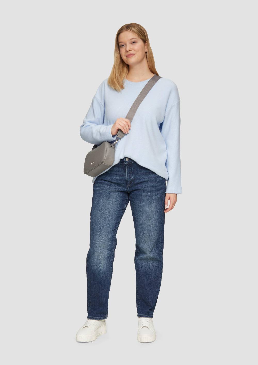 S.Oliver Weiches Sweatshirt mit überschnittenen Schultern 50% Rabatt mit kostenlosem Versand
