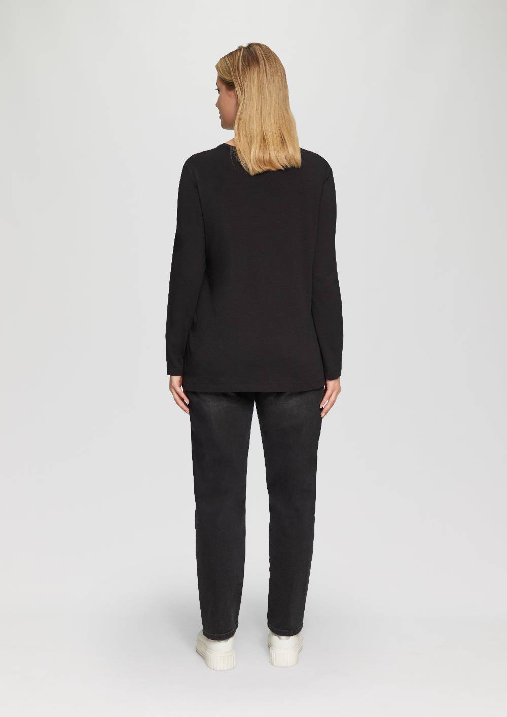 S.Oliver Longsleeve aus Baumwollstretch Fabrikladen