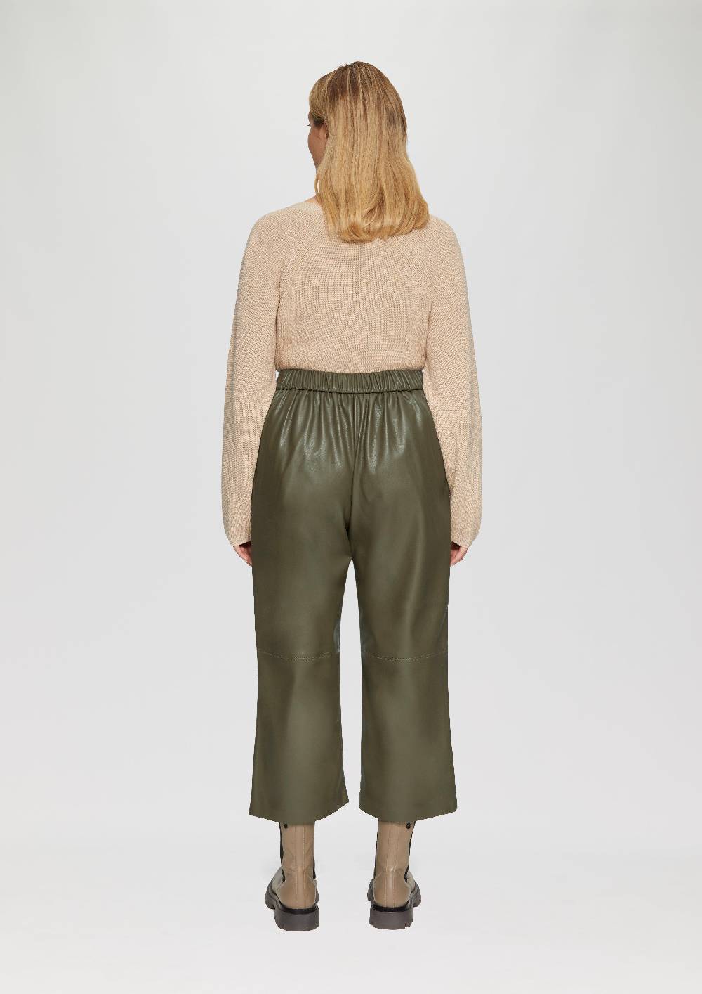 S.Oliver Culotte aus Lederimitat mit Nahtdetails Verkauf