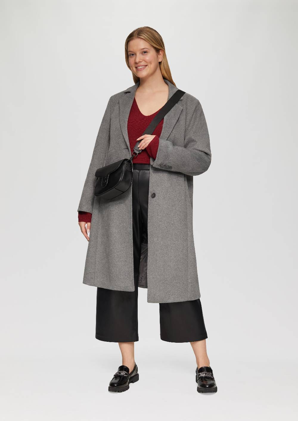 S.Oliver Culotte aus Lederimitat mit Nahtdetails Fabrikverkauf