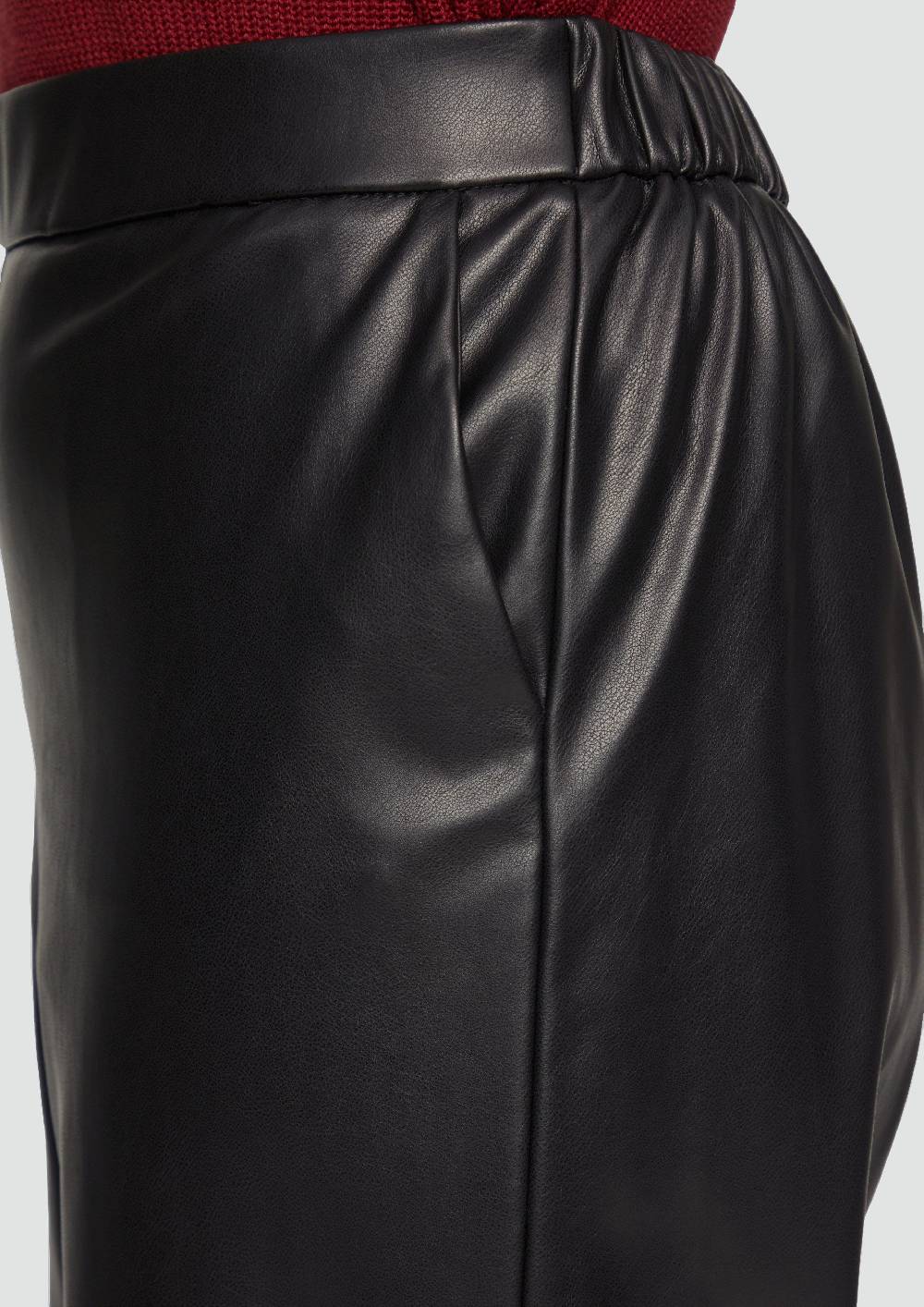 S.Oliver Culotte aus Lederimitat mit Nahtdetails Fabrikverkauf