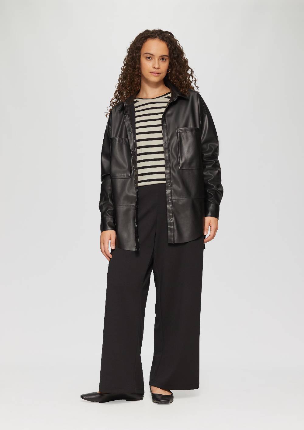 S.Oliver Cropped Langarmshirt aus Lyocellmix Blitzverkäufe