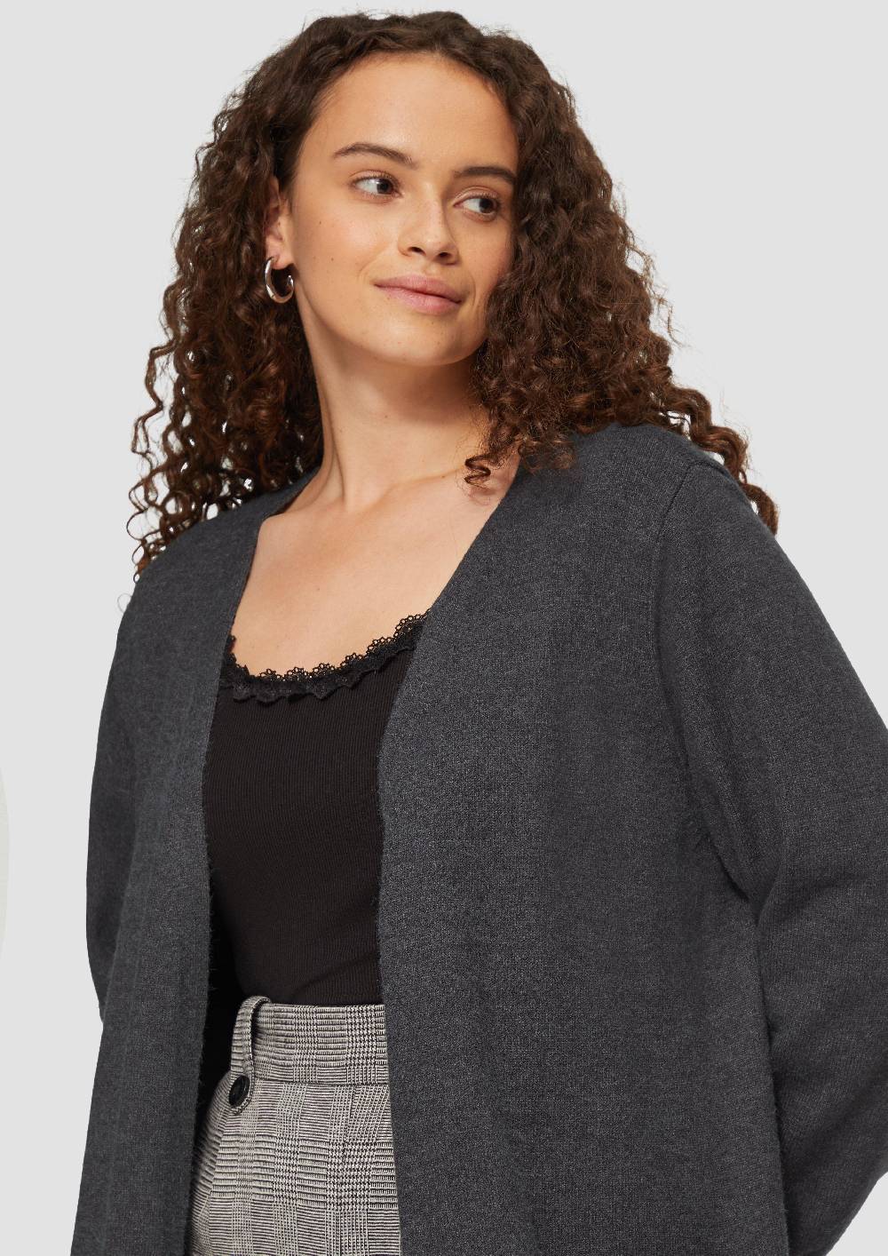 S.Oliver Lange Strickjacke aus Viskosemix Fabrikpreis