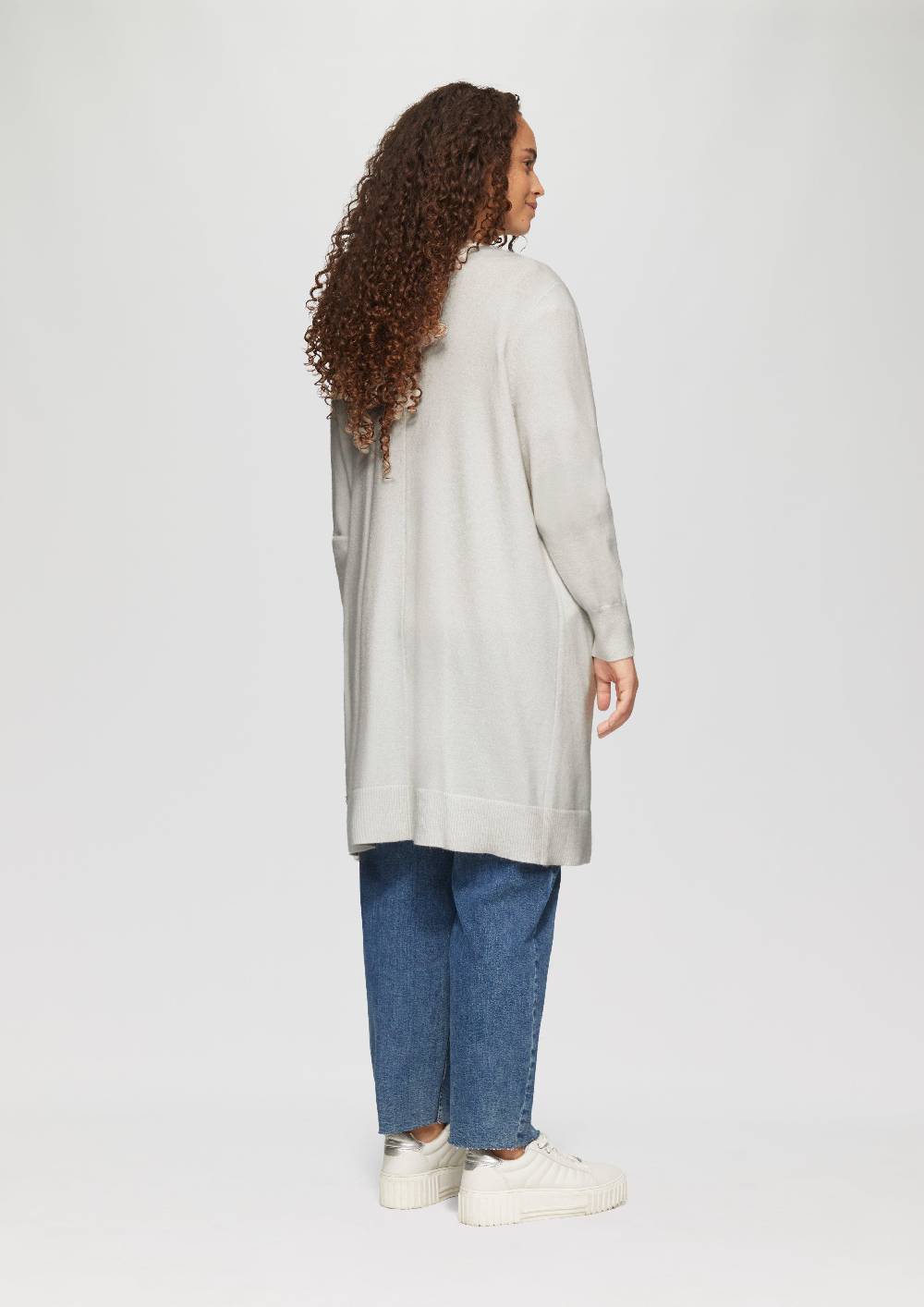 S.Oliver Lange Strickjacke aus Viskosemix Sonderangebot