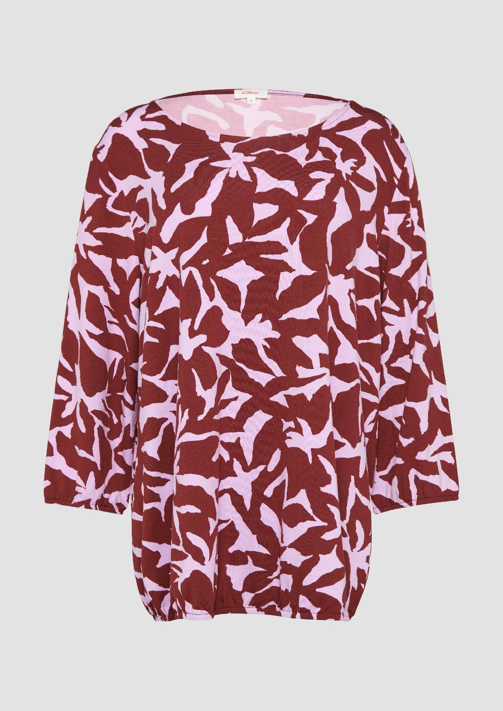 S.Oliver Shirt mit All-over-Print aus Viskosestretch Begrenztes Angebot