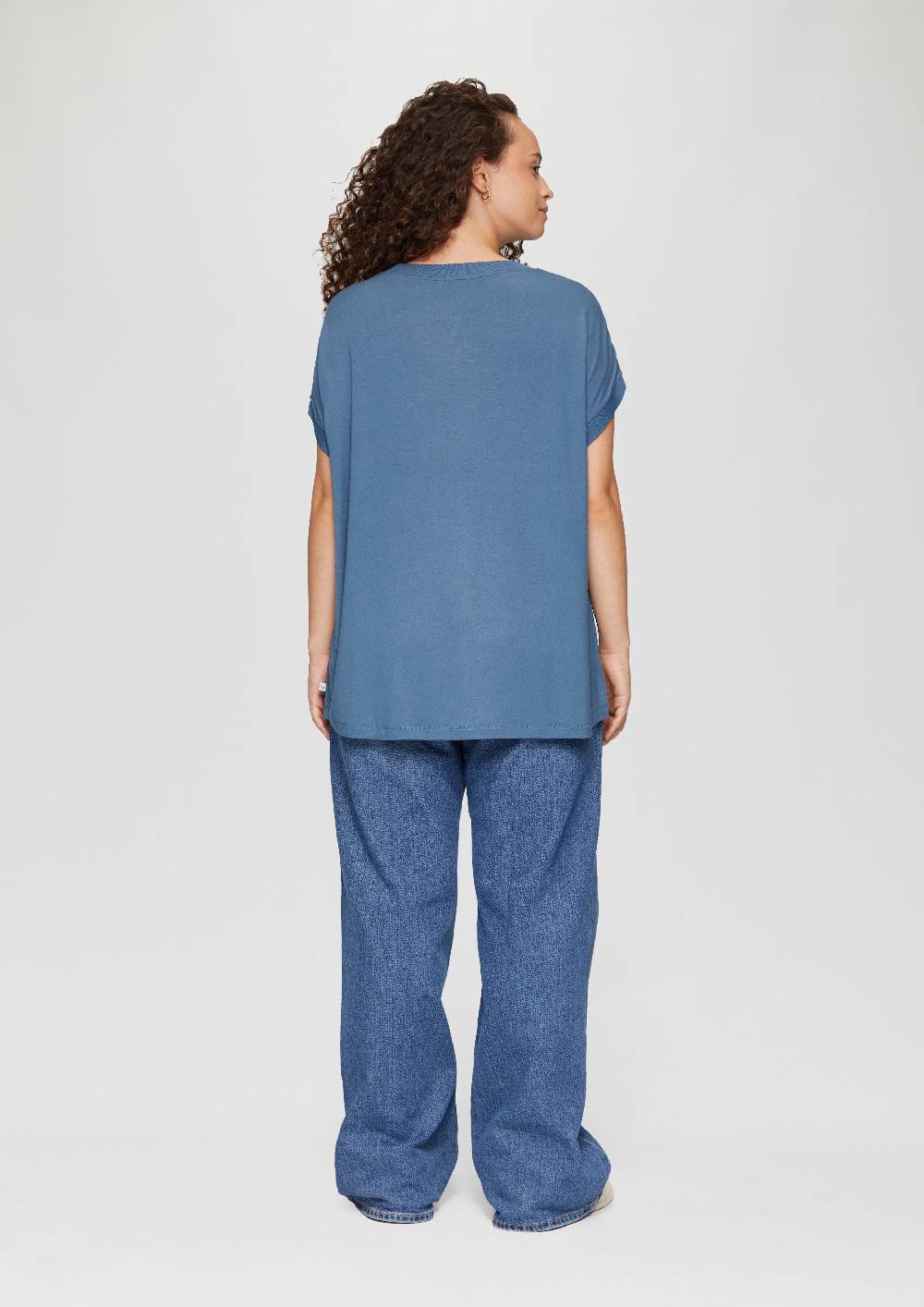 S.Oliver Materialmix-T-Shirt im Loose Fit Online Shopping