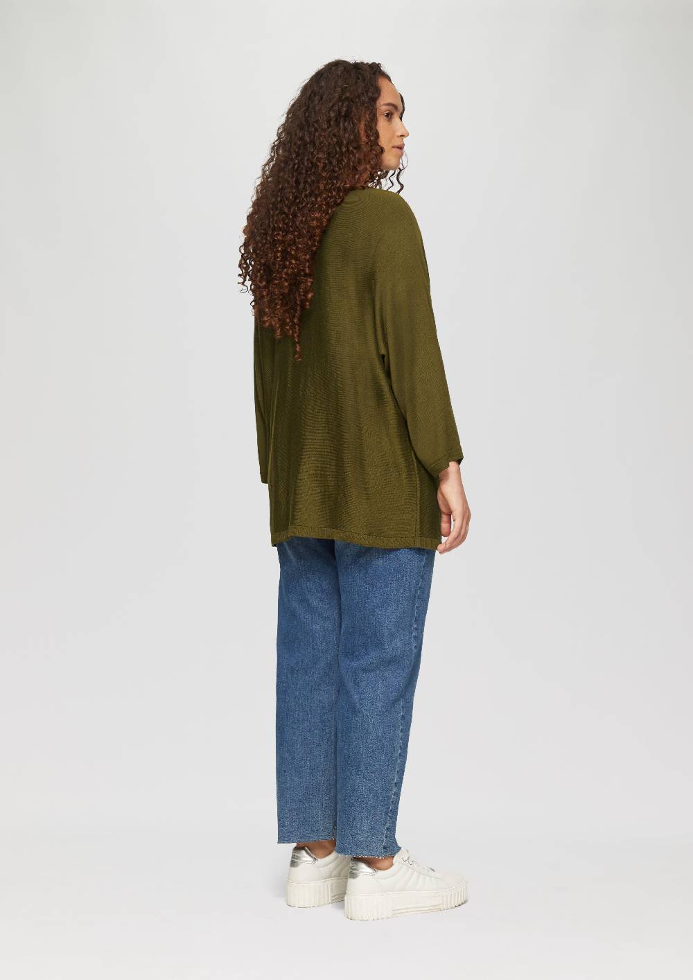 S.Oliver Strickpullover mit Fledermausarm Saisonschlussverkauf