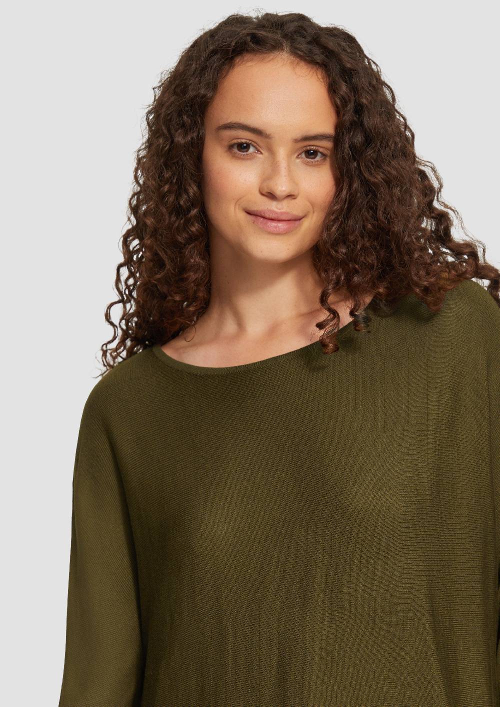 S.Oliver Strickpullover mit Fledermausarm Saisonschlussverkauf