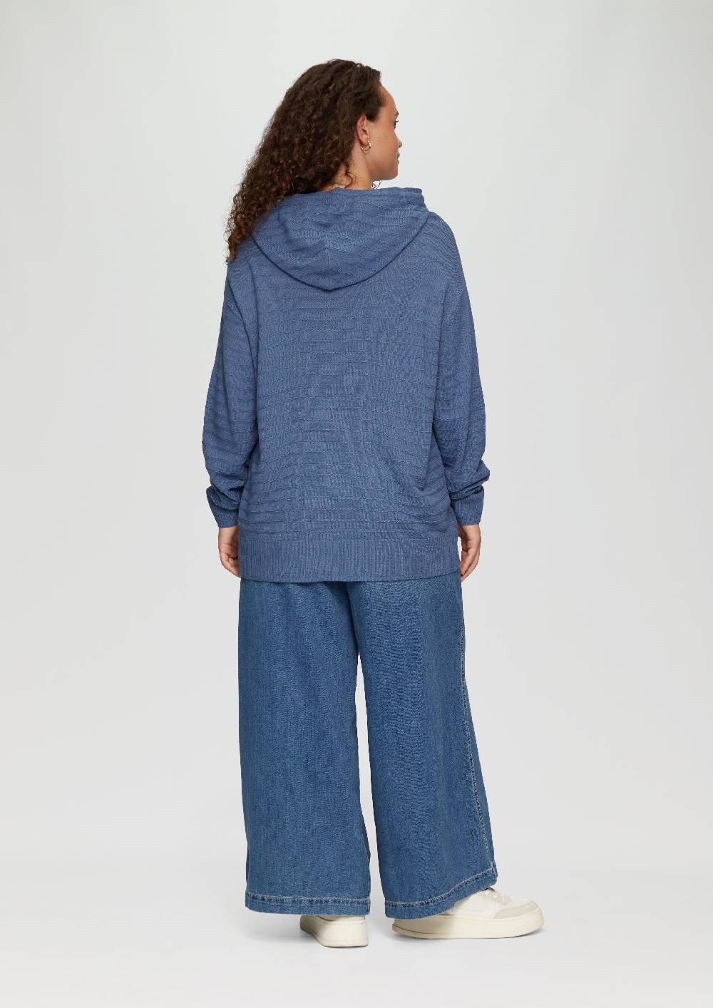 S.Oliver Strukturierter Strickpullover mit Kapuze Cyber Monday