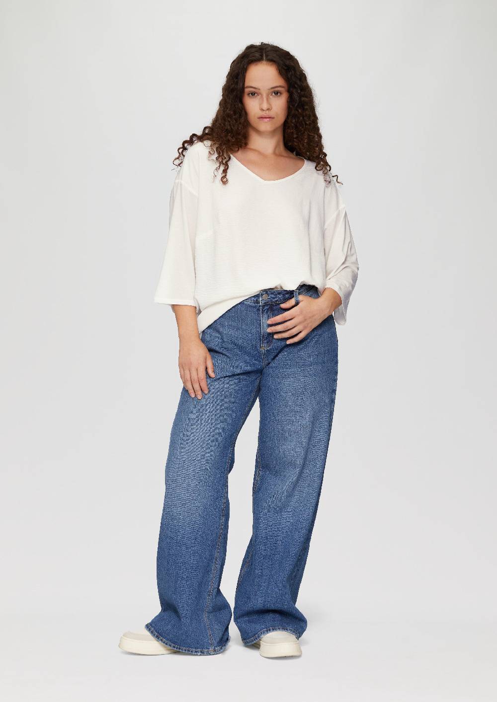 S.Oliver Shirt im Fabricmix und Loose Fit Muttertagsangebot