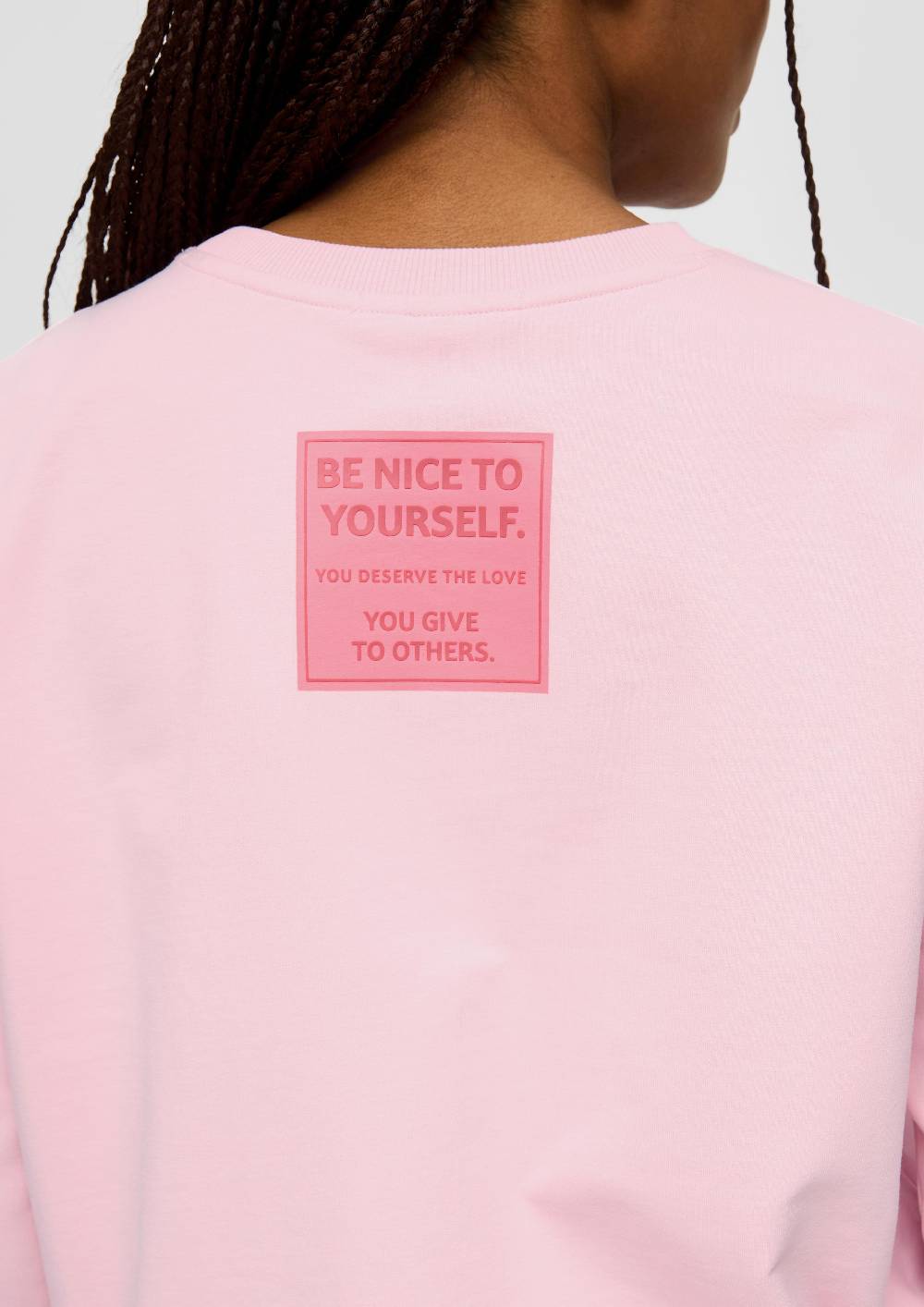 S.Oliver Sweatshirt im Boxy Cut mit Rückenprint Lagerräumung