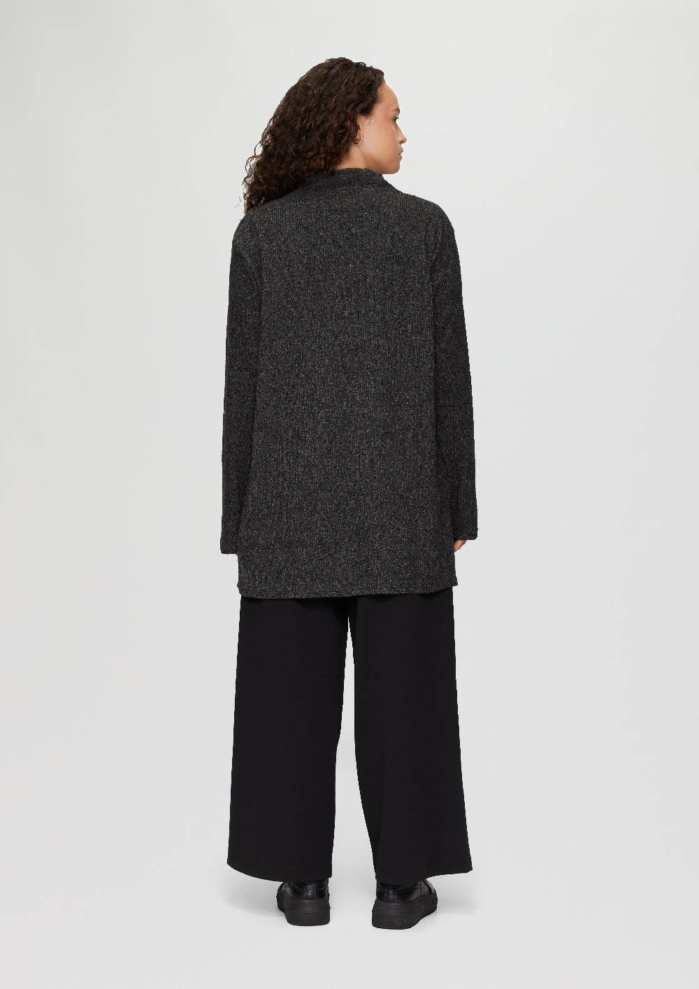 S.Oliver Gerippter Long-Cardigan in melierter Optik Neueste Mode