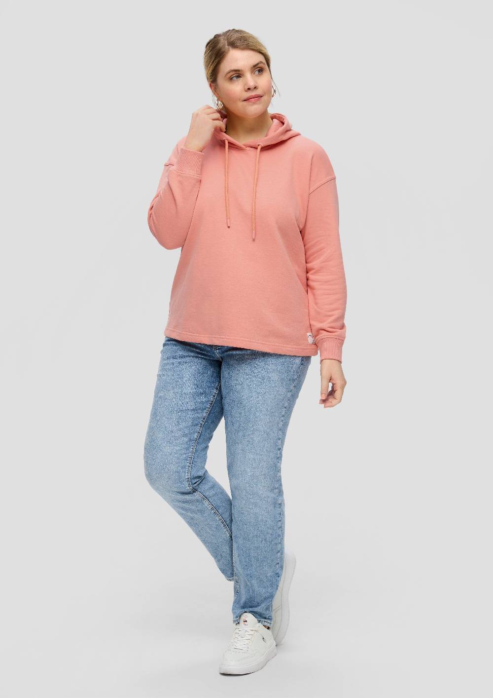 S.Oliver Kapuzensweatshirt mit überschnittener Schulter Neuheiten