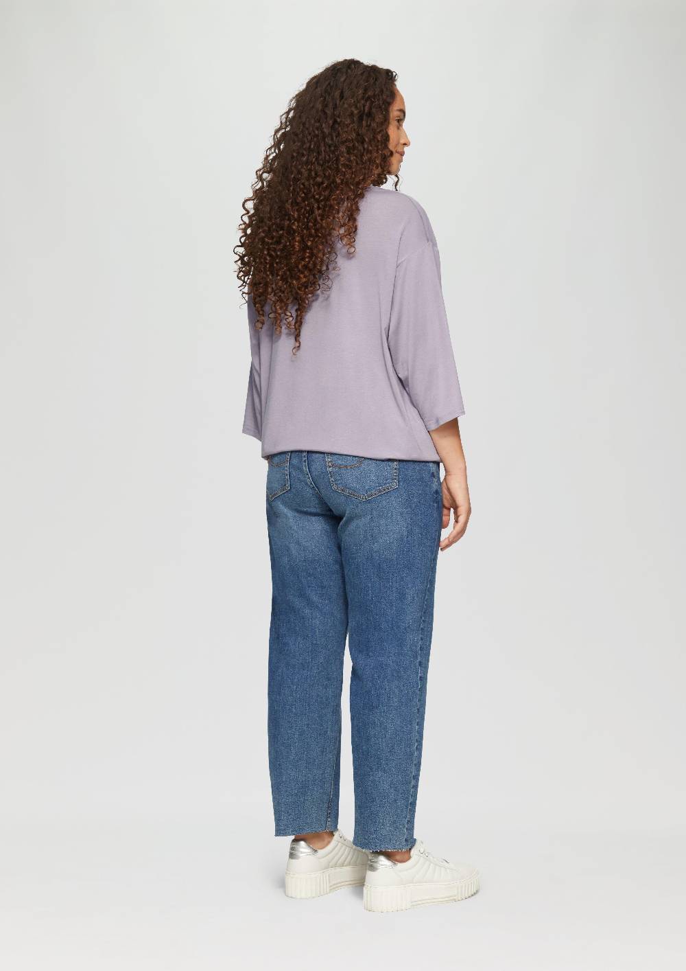 S.Oliver Shirt im Fabricmix und Loose Fit Räumungsverkauf
