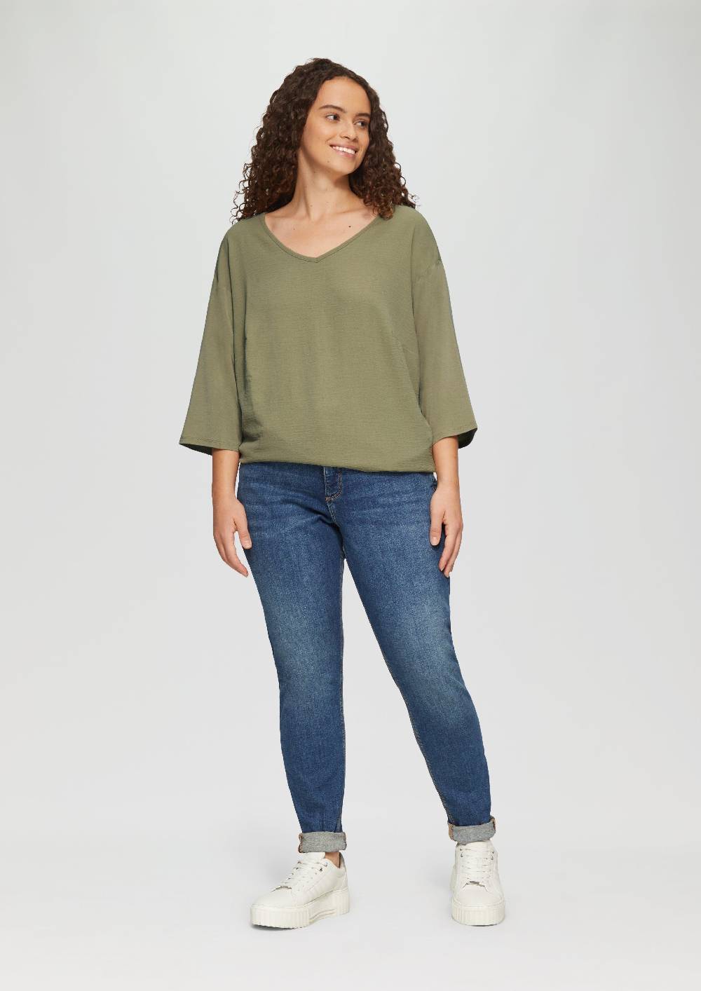 S.Oliver Shirt im Fabricmix und Loose Fit Kauf eins, bekomm eins gratis