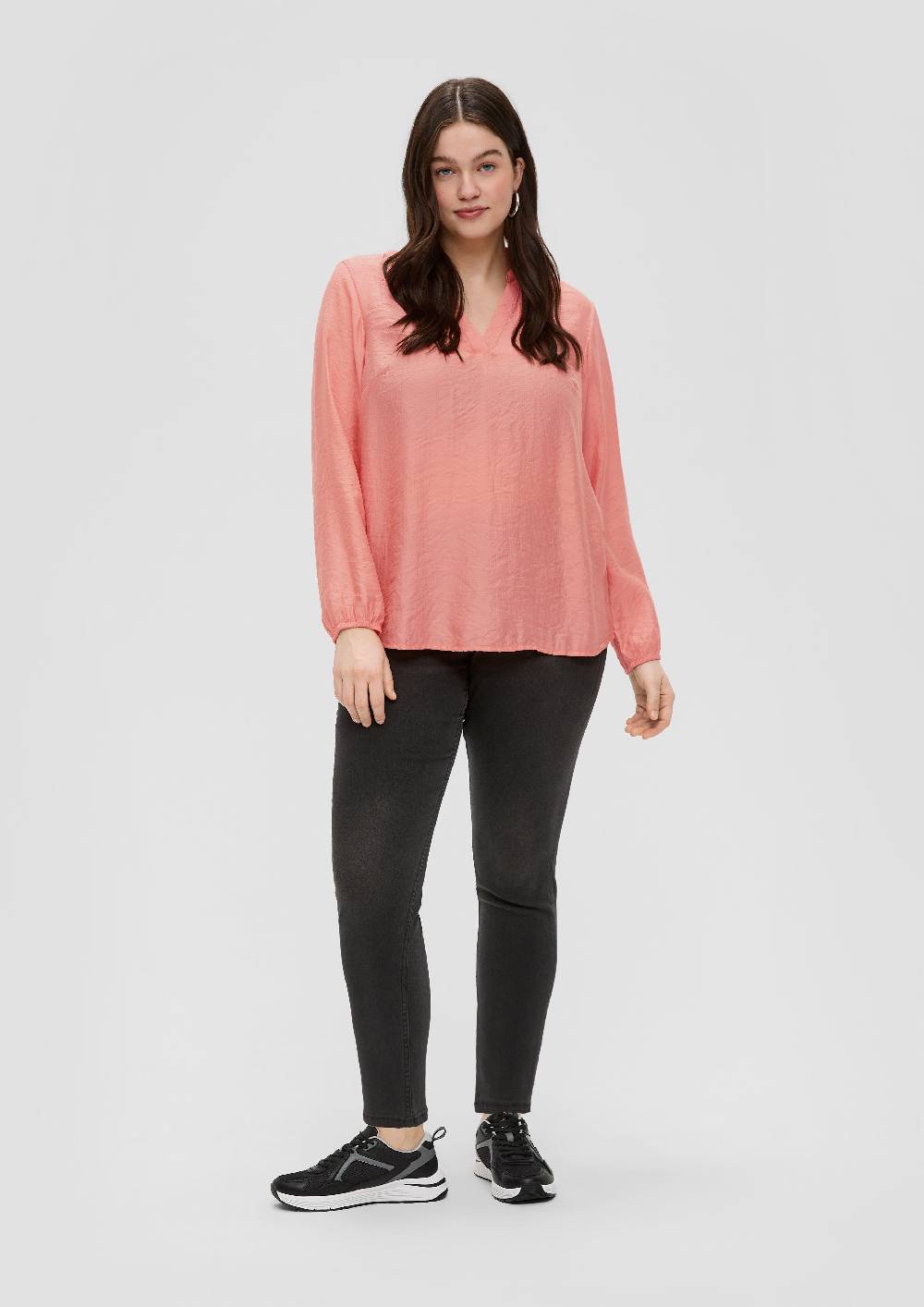 S.Oliver Hemdbluse mit Dobby-Struktur Riesige Ersparnisse