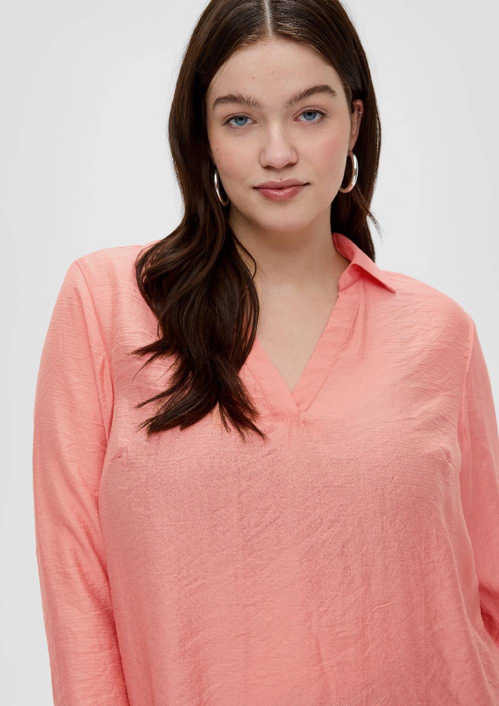S.Oliver Hemdbluse mit Dobby-Struktur Riesige Ersparnisse