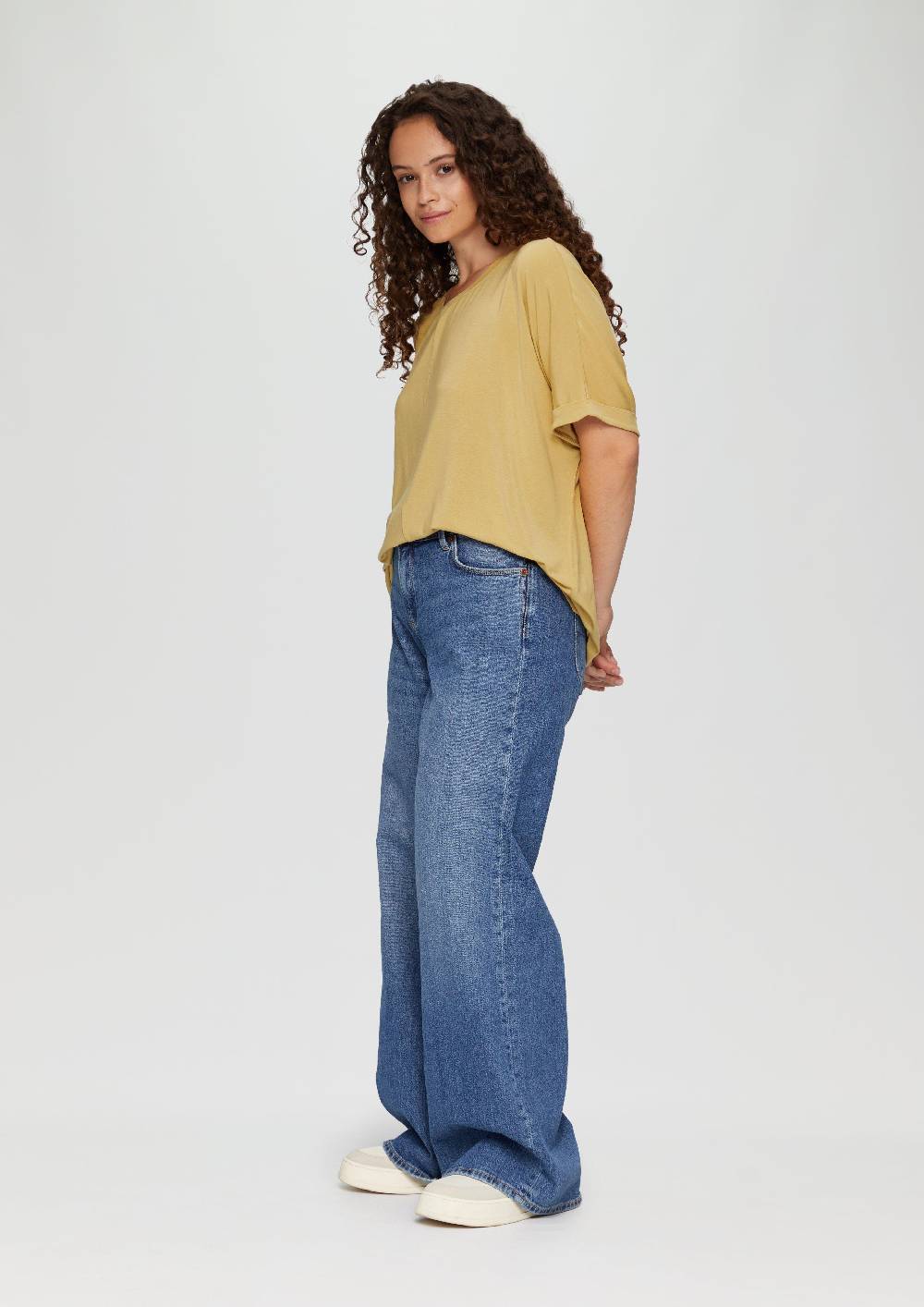 S.Oliver Loose-Fit-Shirt im Lyocellmix Tiefpreis