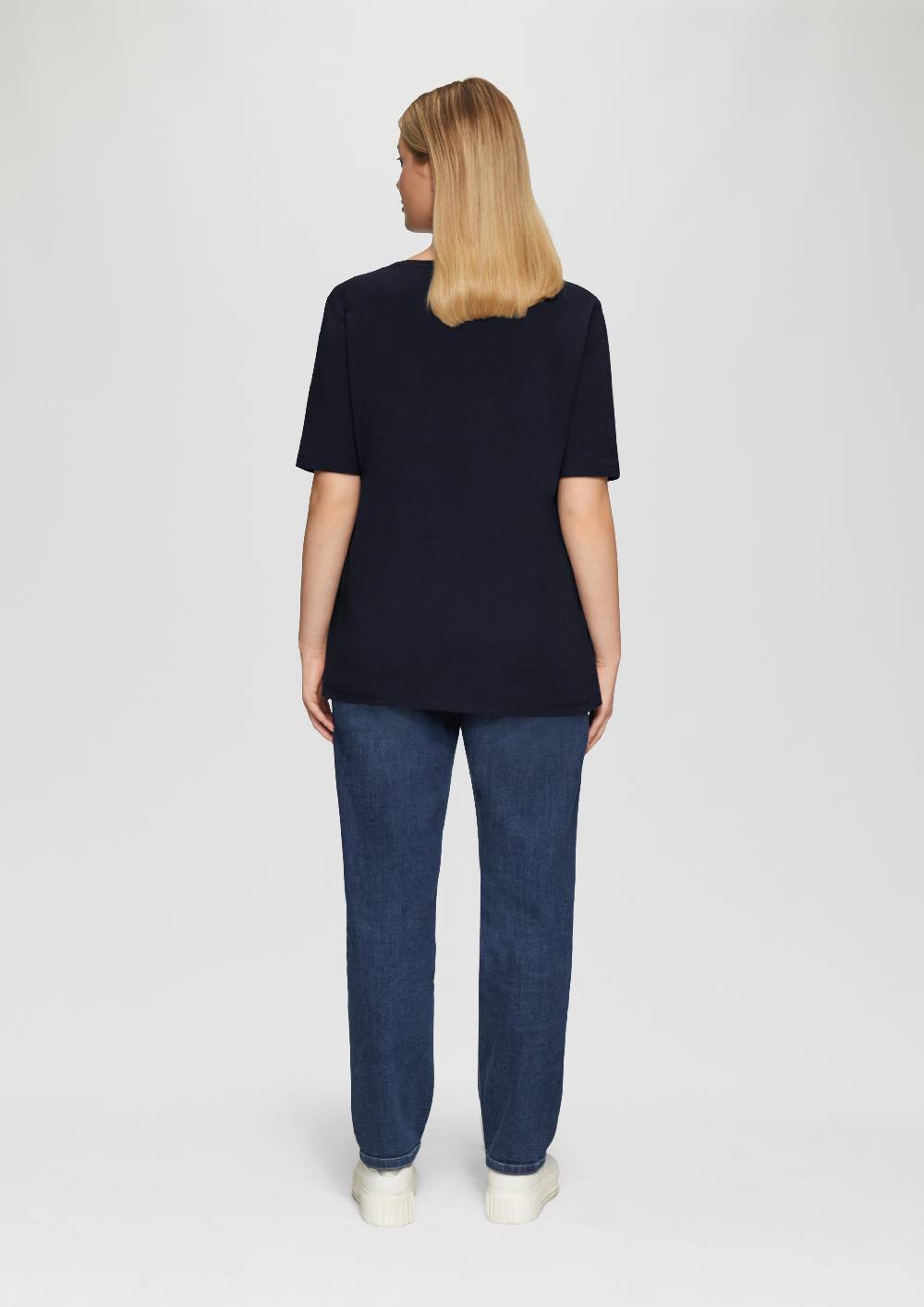 S.Oliver T-Shirt mit Rundhalsausschnitt und Front-Print Super Sparpreis