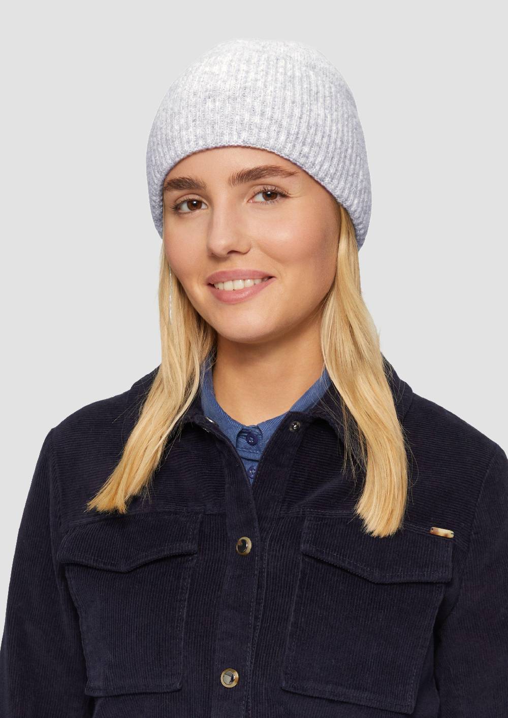 S.Oliver Beanie aus Rippstrick Nur noch ein Tag übrig