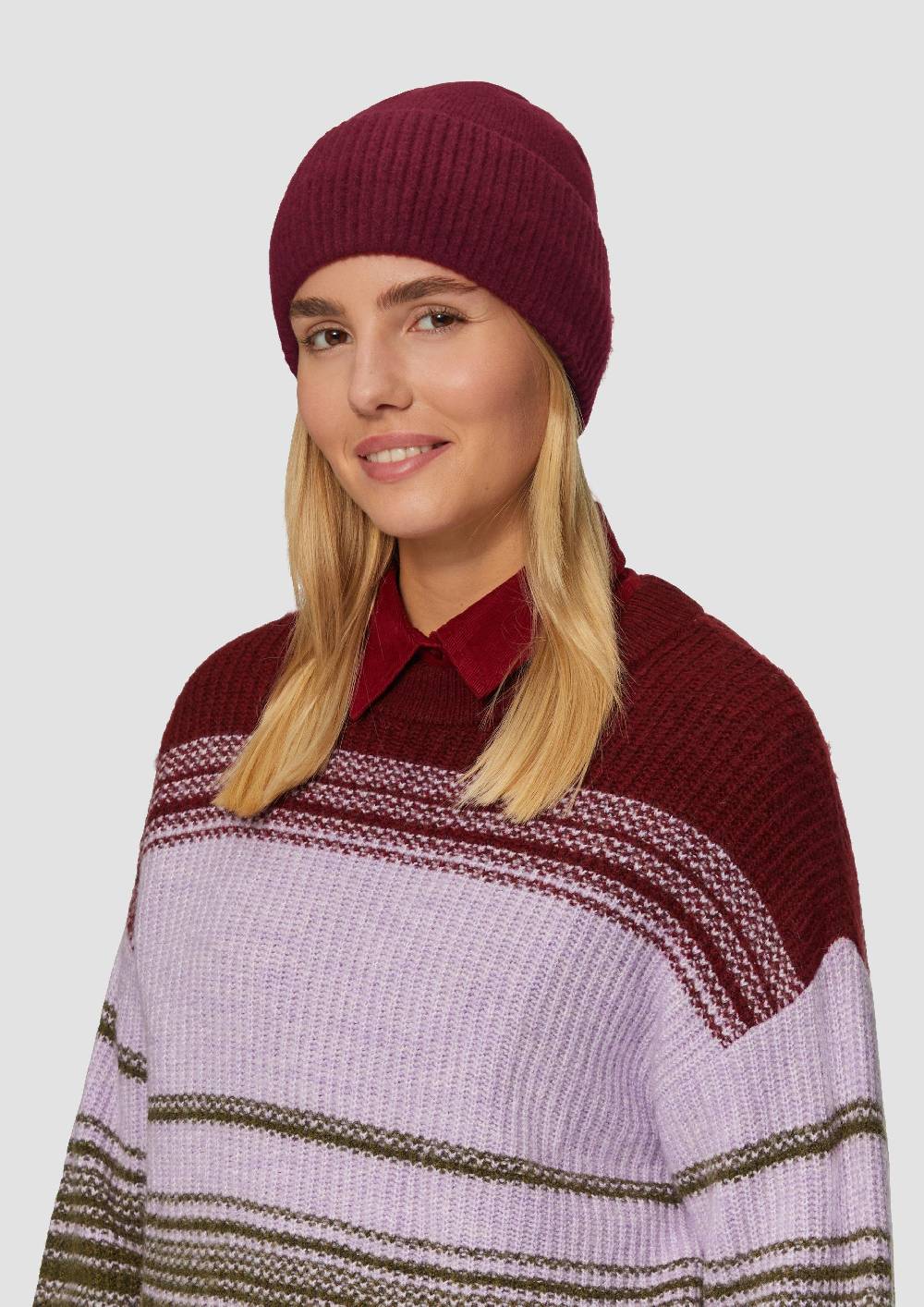 S.Oliver Beanie aus Rippstrick Begrenzt auf 3 Tage