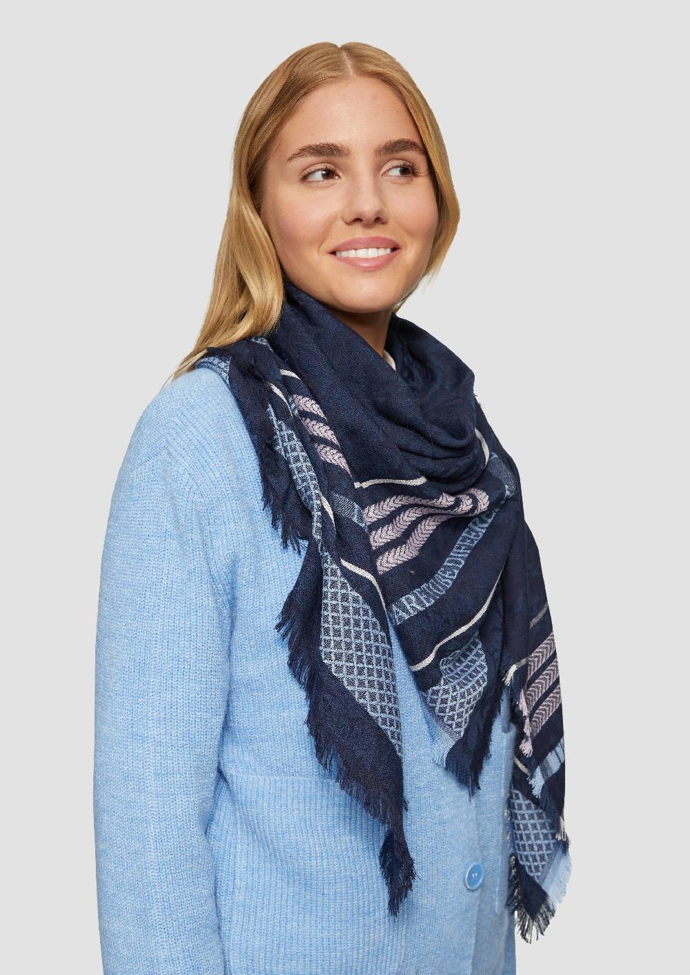 S.Oliver Tuch mit All-over-Print Outlet