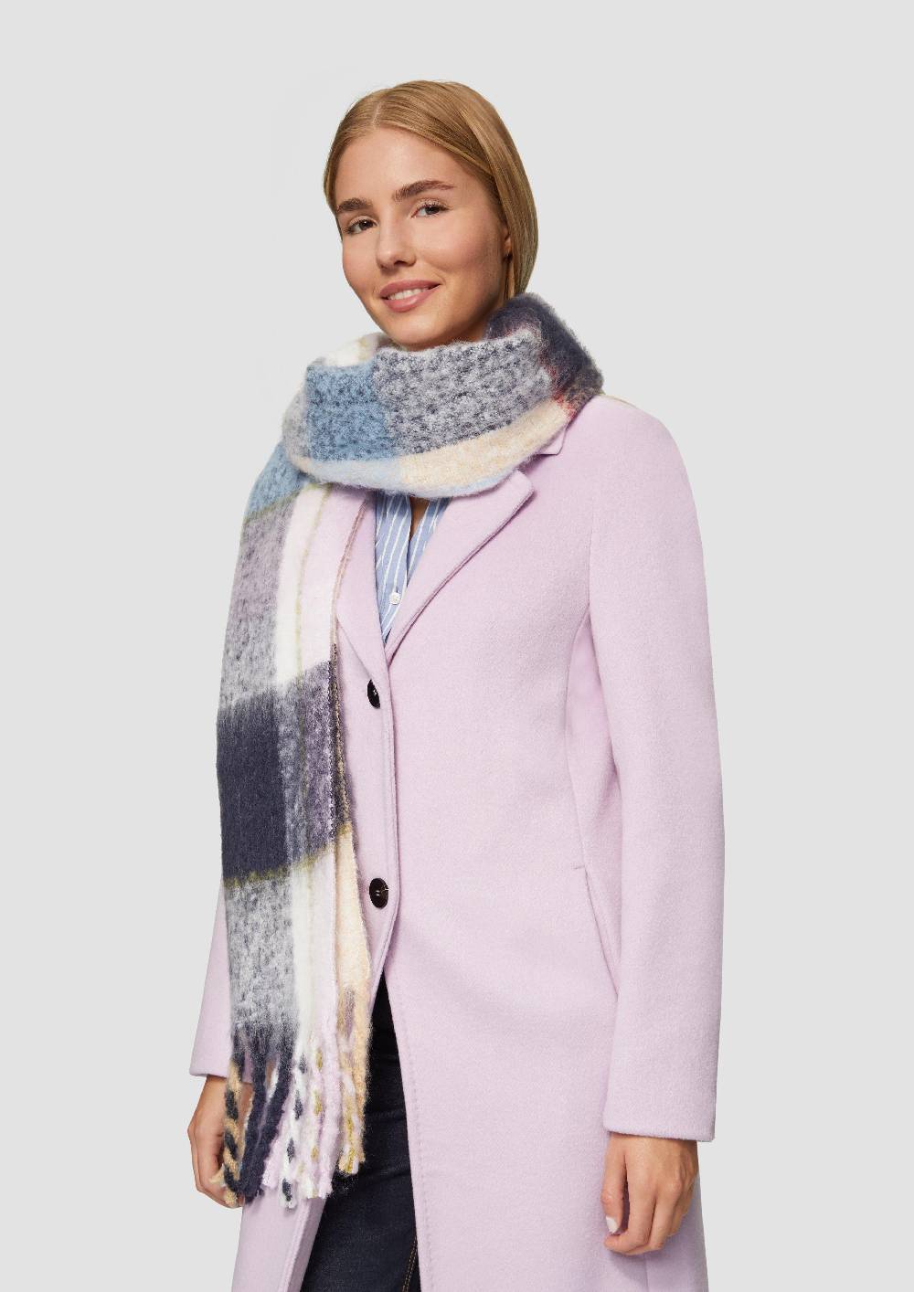 S.Oliver Schal mit Fransen im Angebot