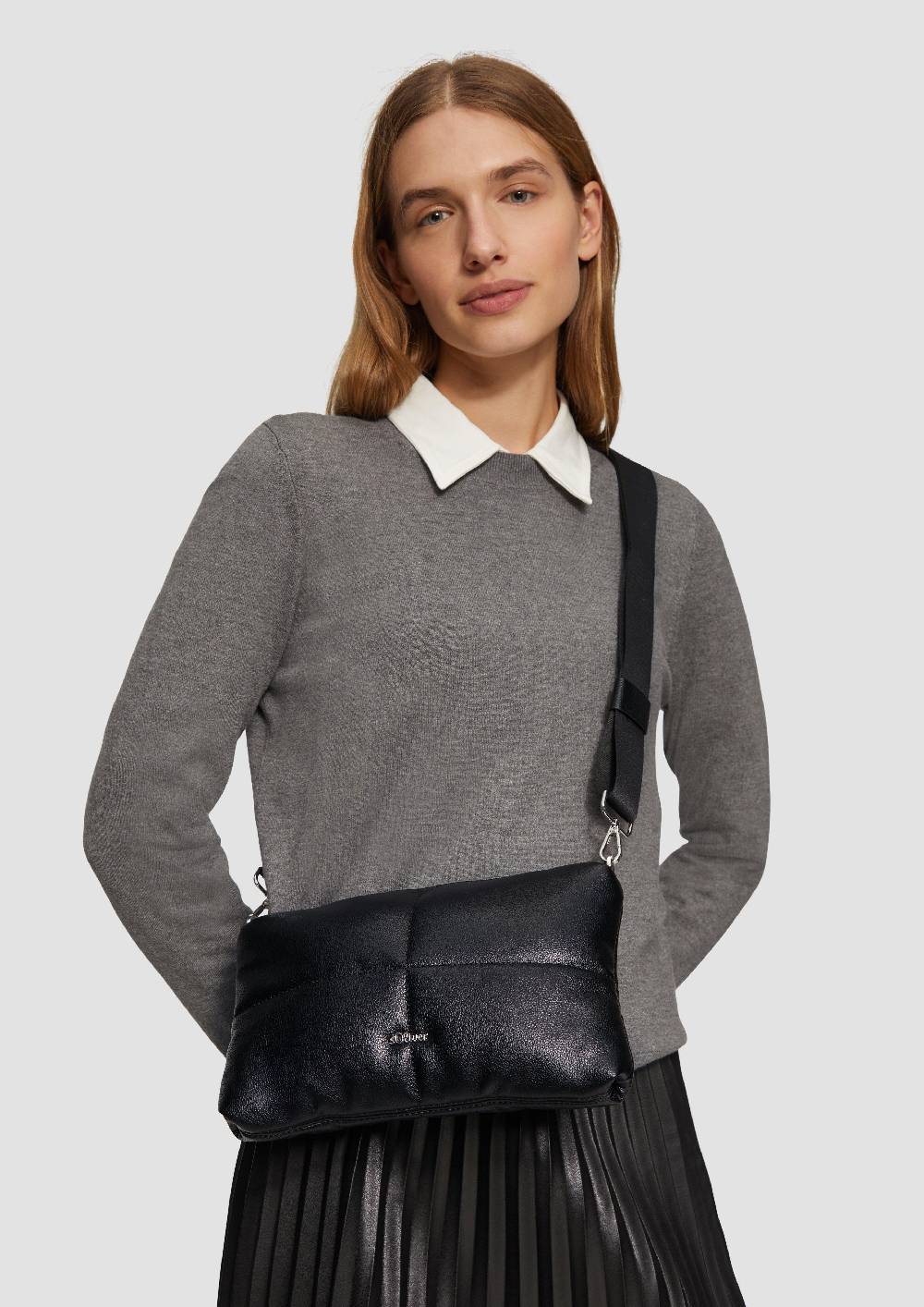 S.Oliver Gesteppte Handytasche mit abnehmbarem Crossbody-Gurt Fabrikverkauf