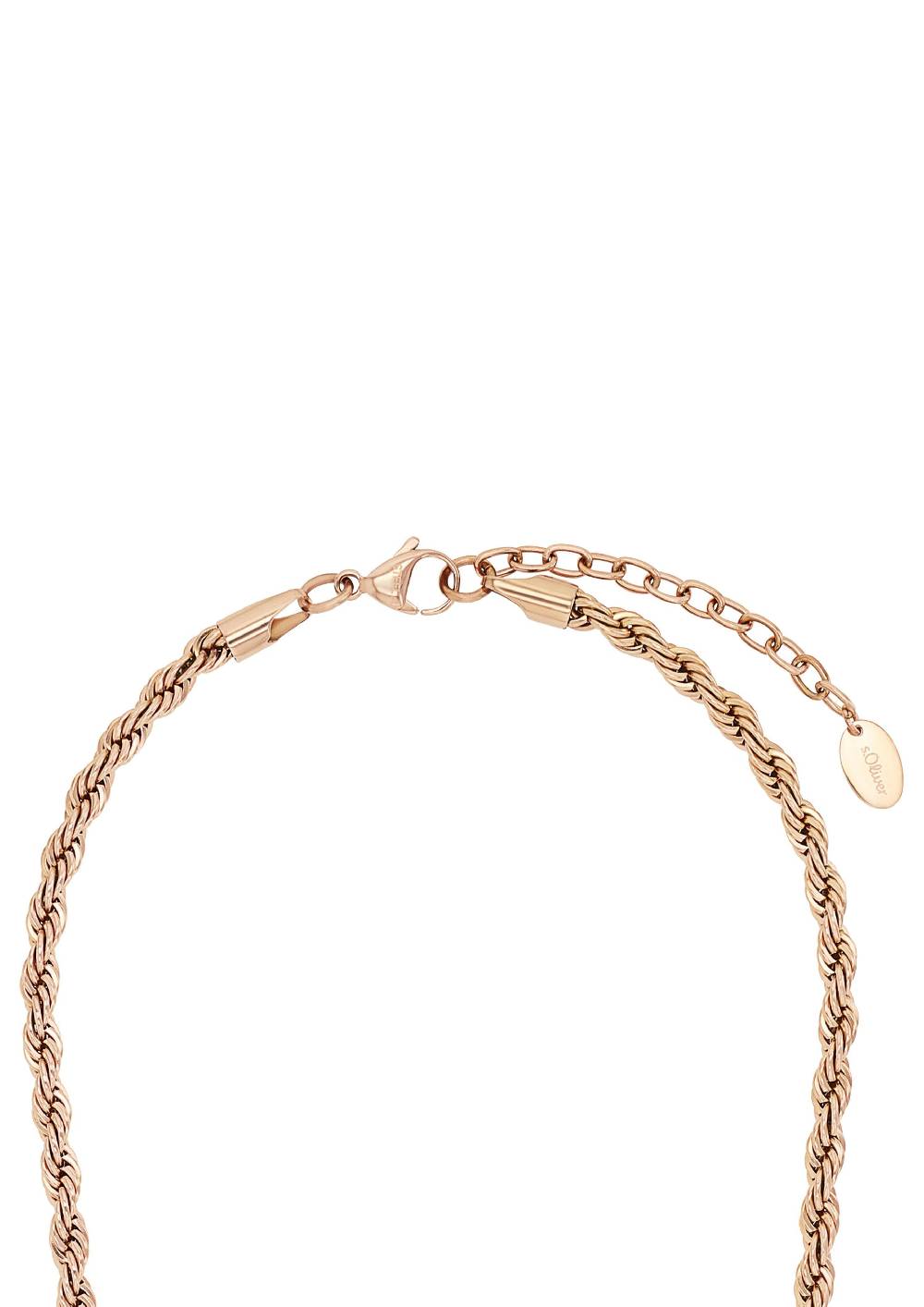 S.Oliver Edelstahlkette mit Panzergliederung Online Shopping