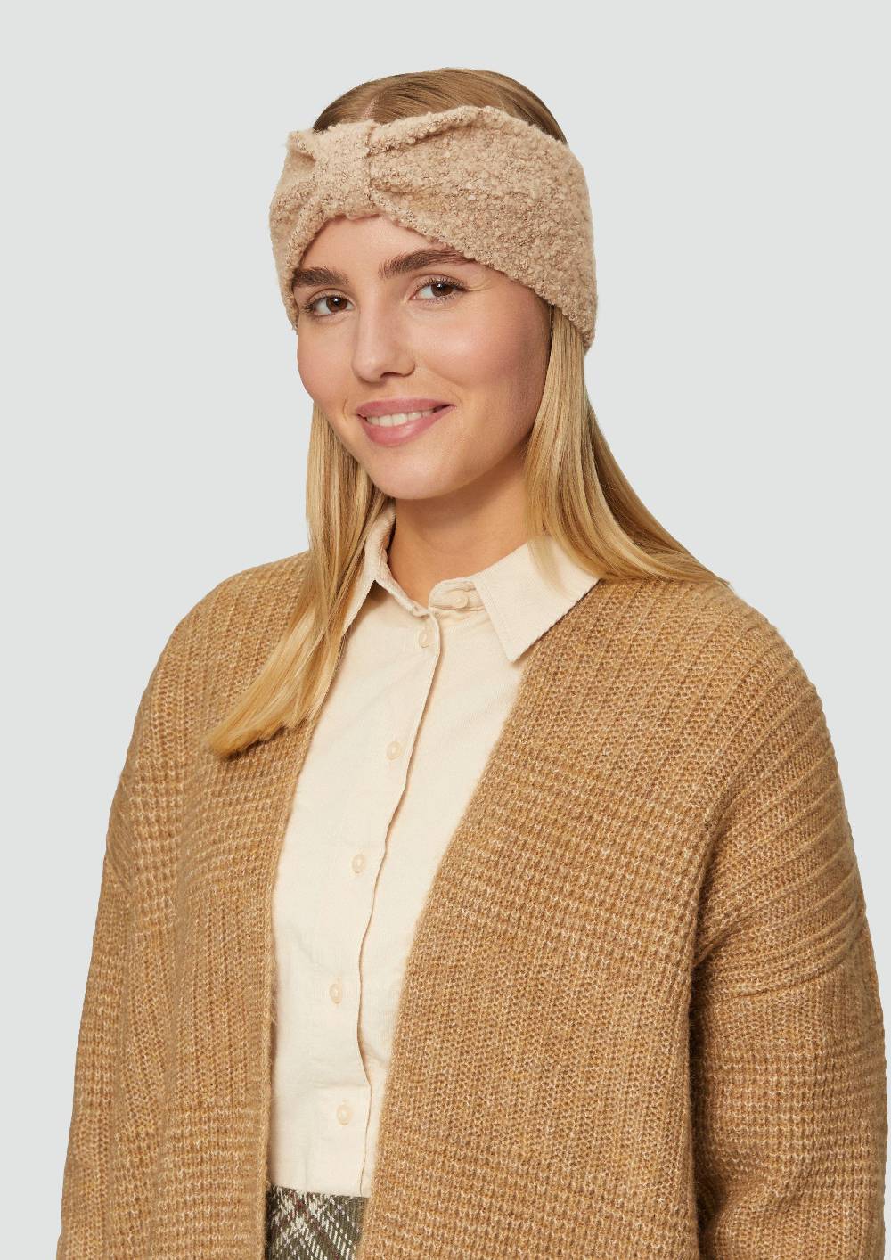 S.Oliver Gestricktes Stirnband aus Bouclé Valentinstagsangebot