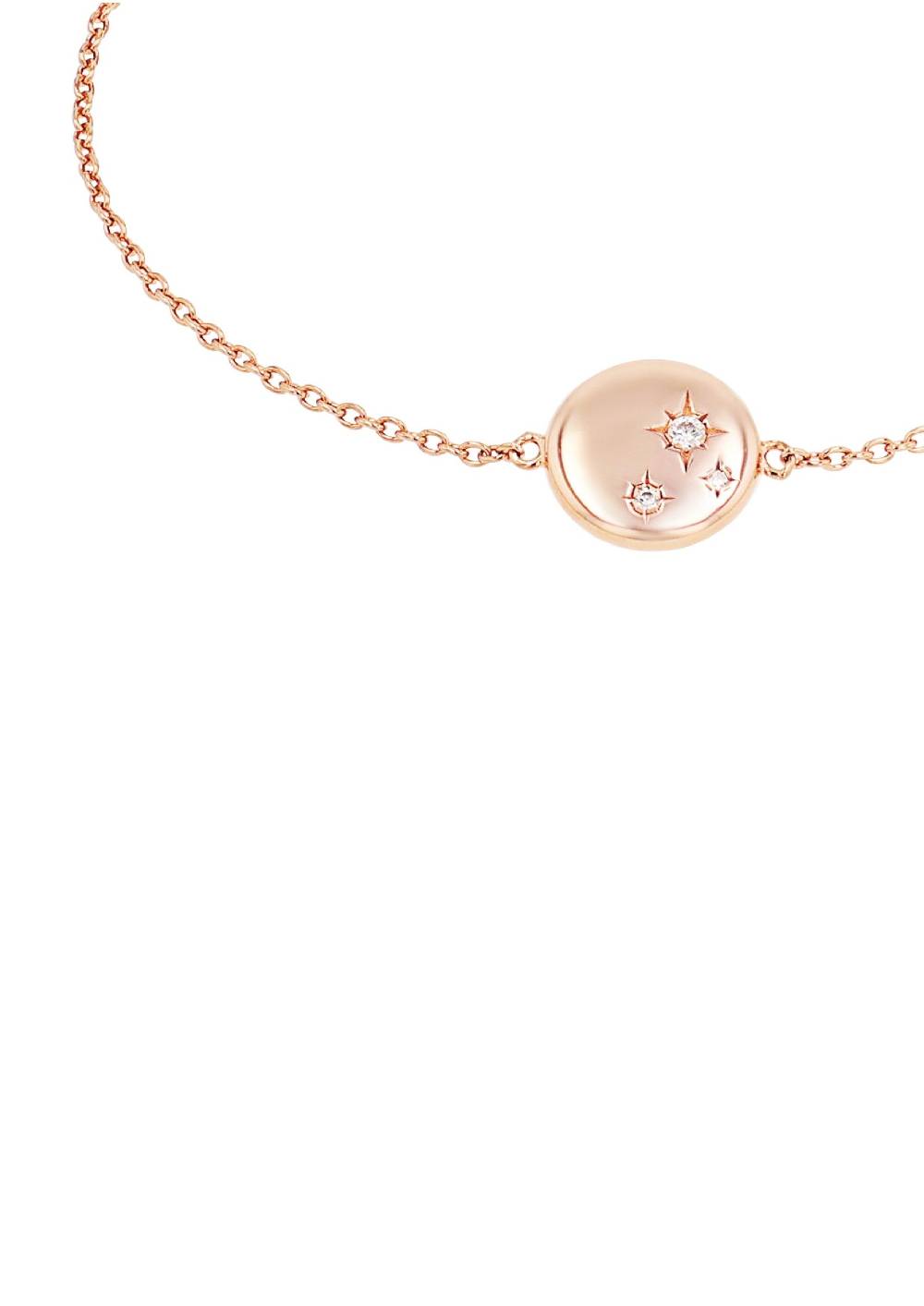S.Oliver rosévergoldet Silber-Armband mit Stern-Motiv Zeitlich begrenztes Angebot