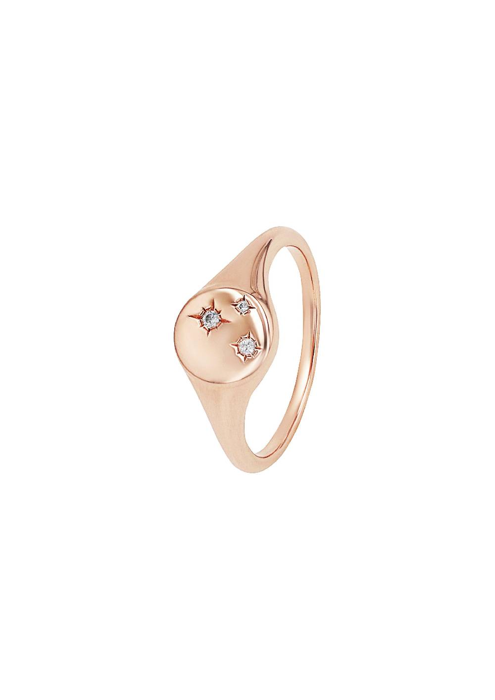 S.Oliver rosévergoldeter Silber-Ring mit Zirkonia-Steinen Saisonale Angebote