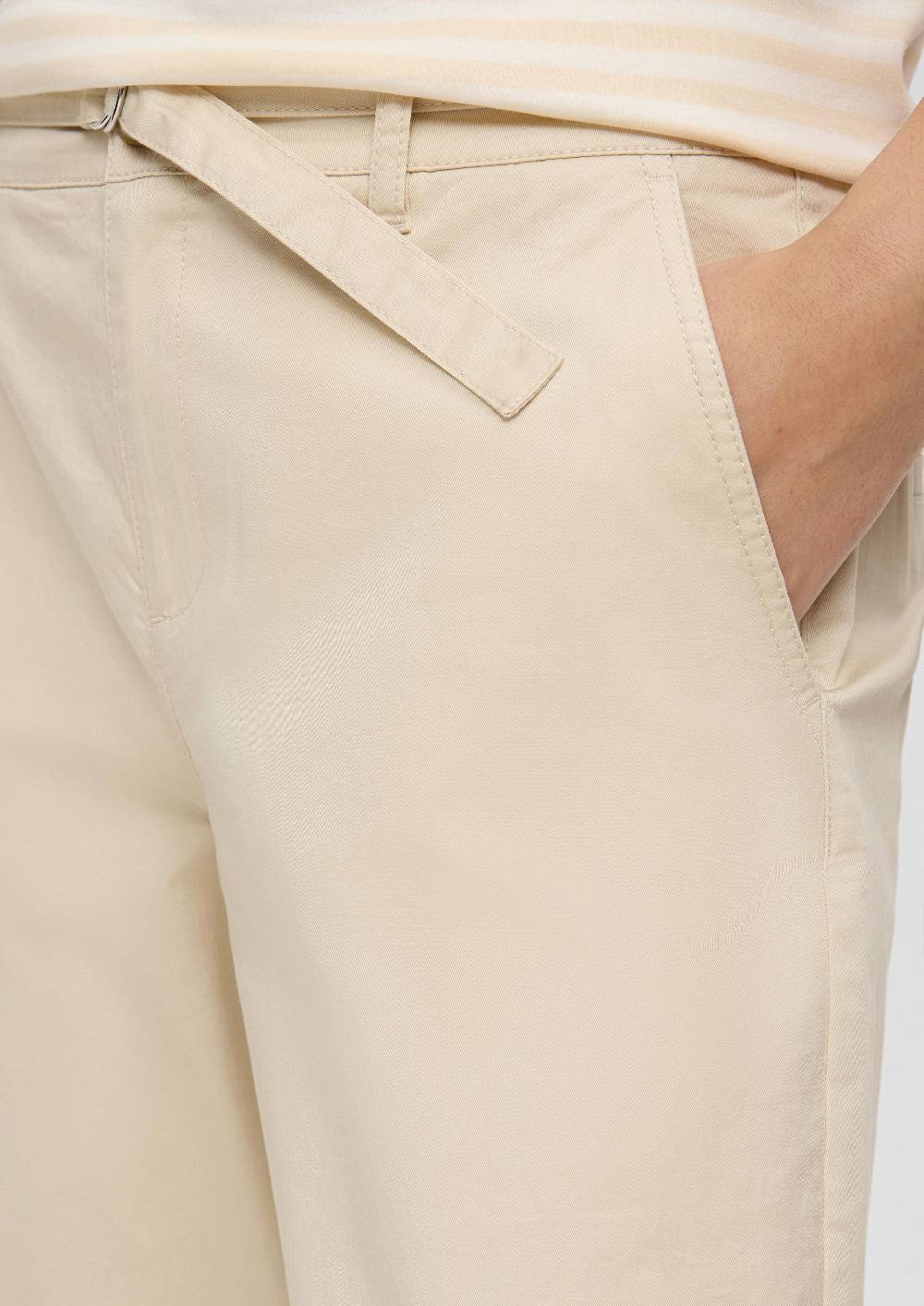 S.Oliver Chino mit Gürtel aus Baumwollstretch Bis zu 55% Rabatt