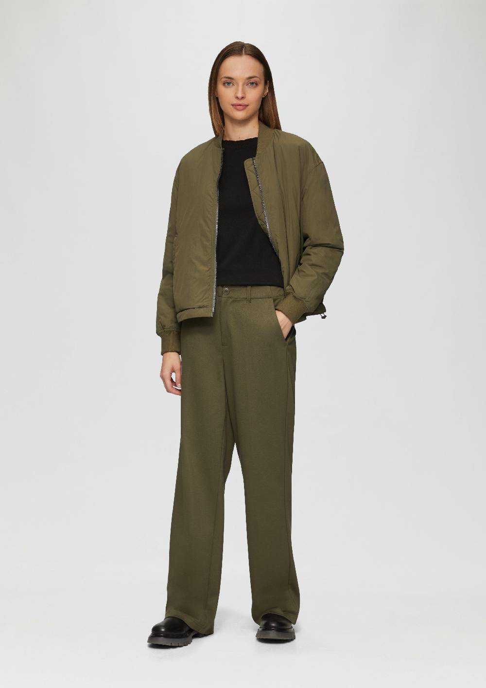 S.Oliver Langarmshirt mit Muschelkante Fabrikladen