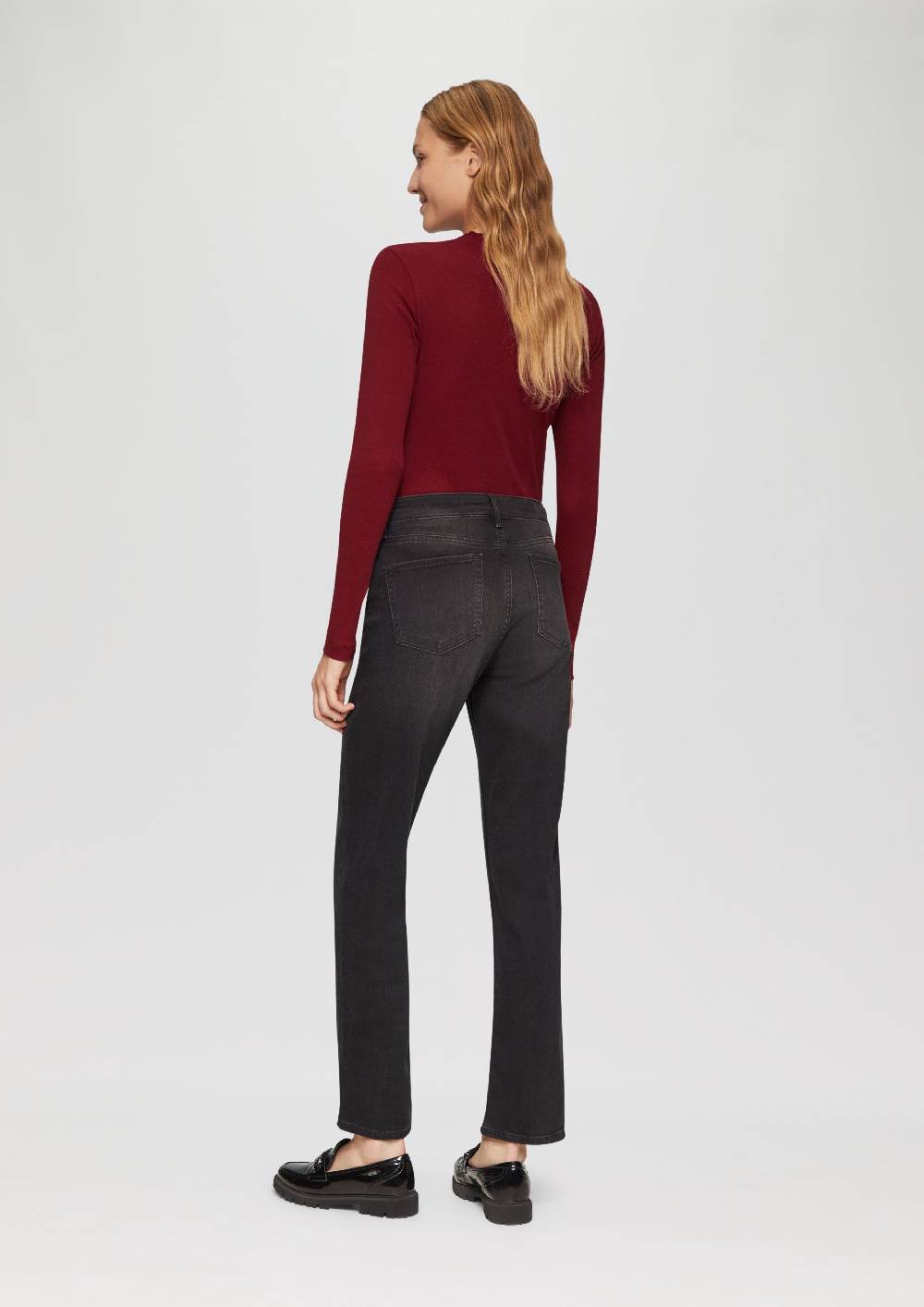 S.Oliver Langarmshirt mit Muschelkante Speichern exportieren