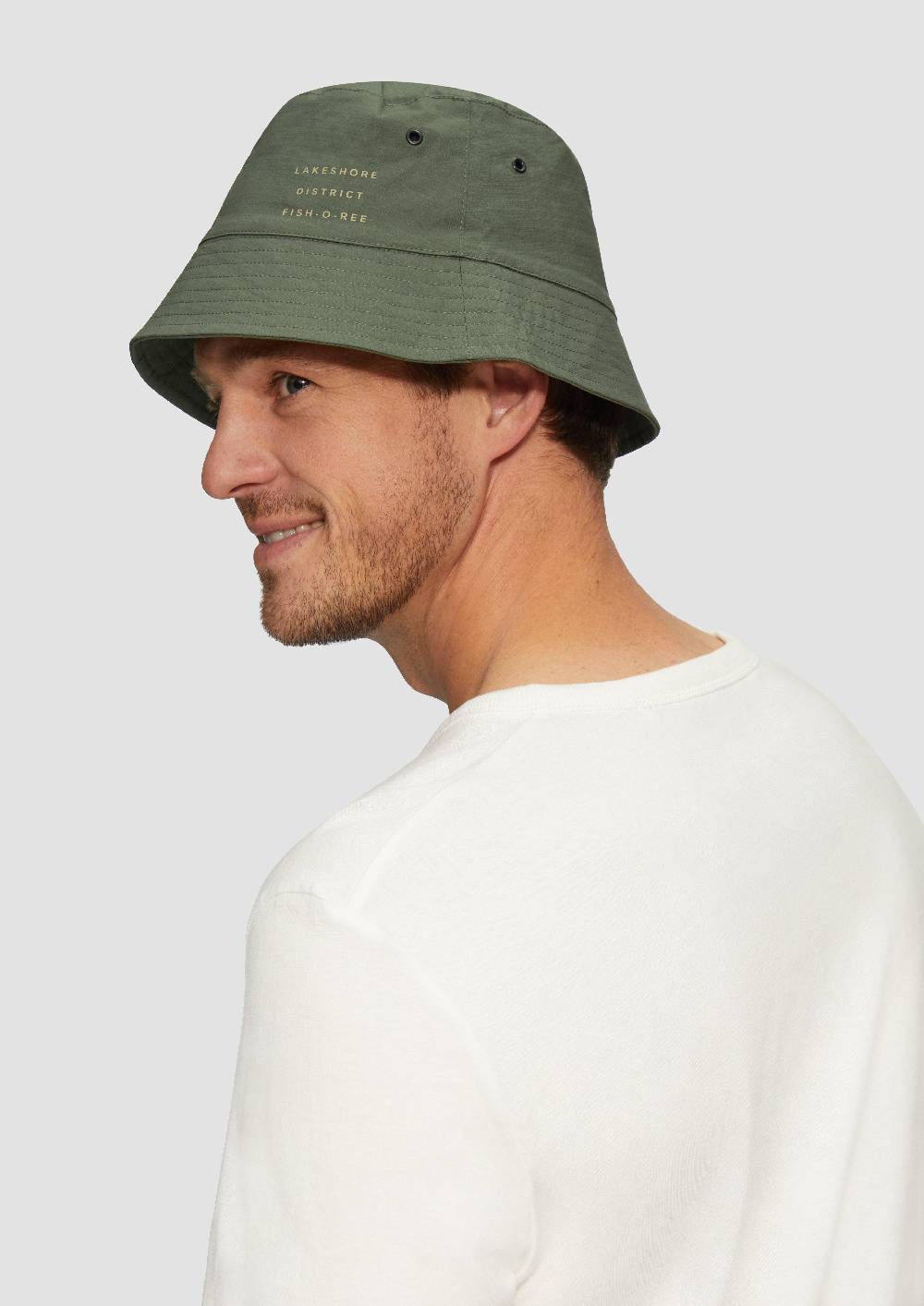 S.Oliver Bucket-Hat mit Print-Detail 50% Rabatt für begrenzte Zeit