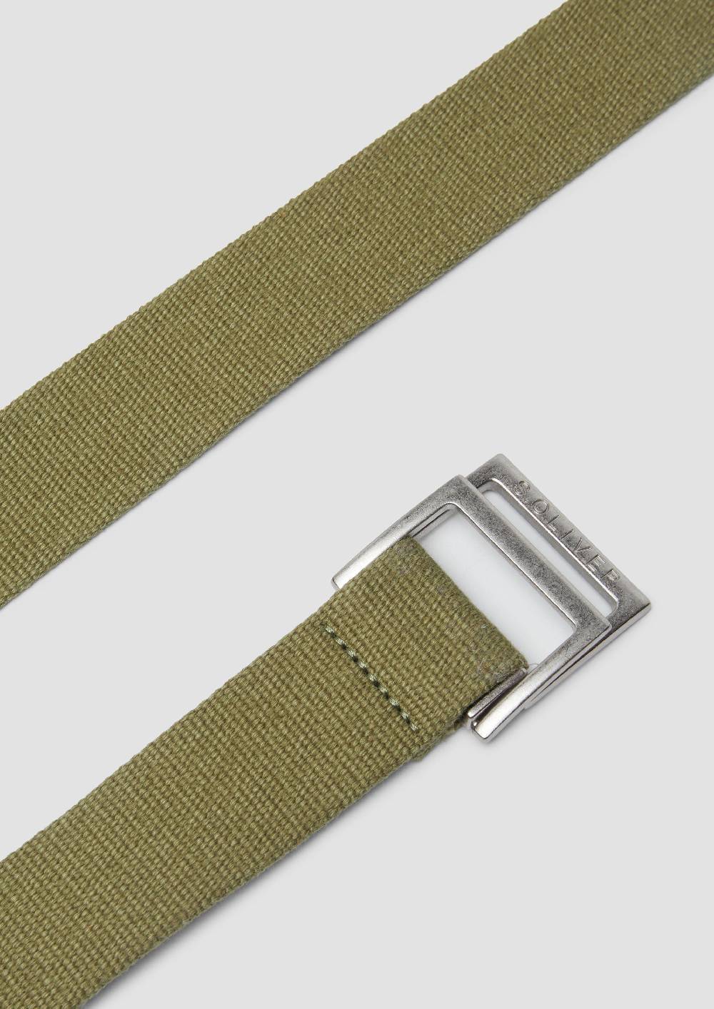 S.Oliver Canvas-Gürtel mit Lederdetails Fabrikpreis