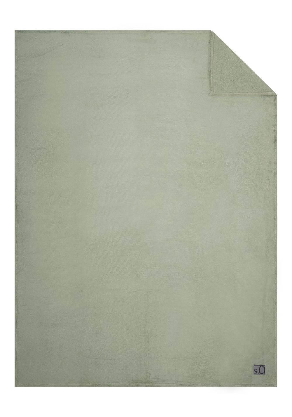 S.Oliver Weiche Decke mit Logo-Detail Osterangebot
