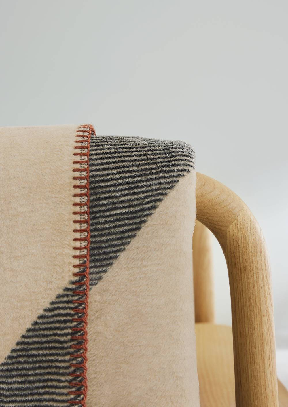 S.Oliver Jacquard-Decke mit Streifenmuster Tiefpreis