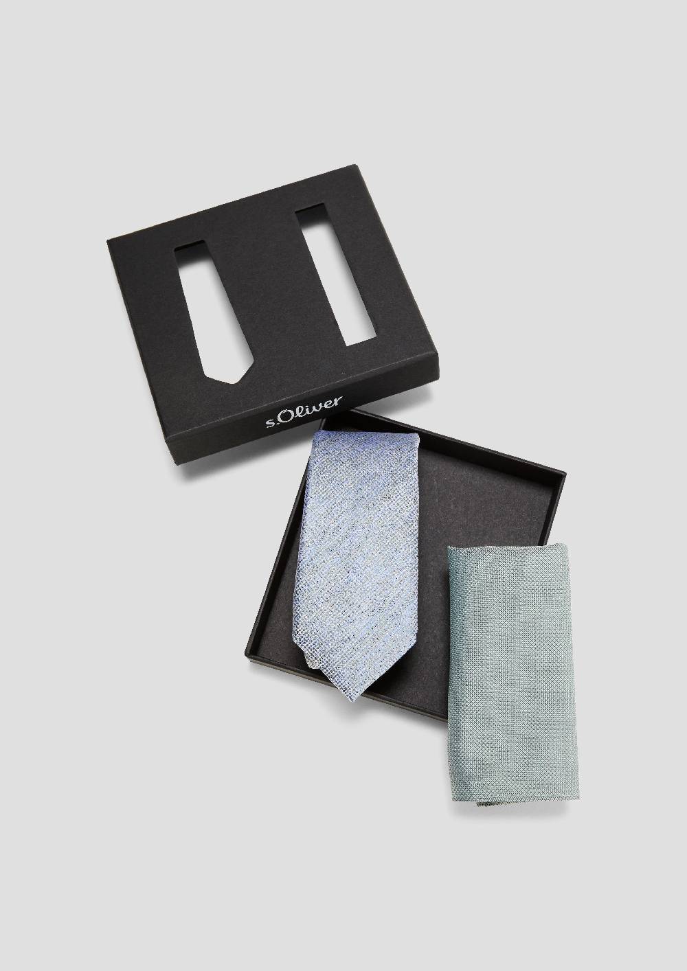 S.Oliver Accessoires-Box mit Krawatte und Tuch zollfrei