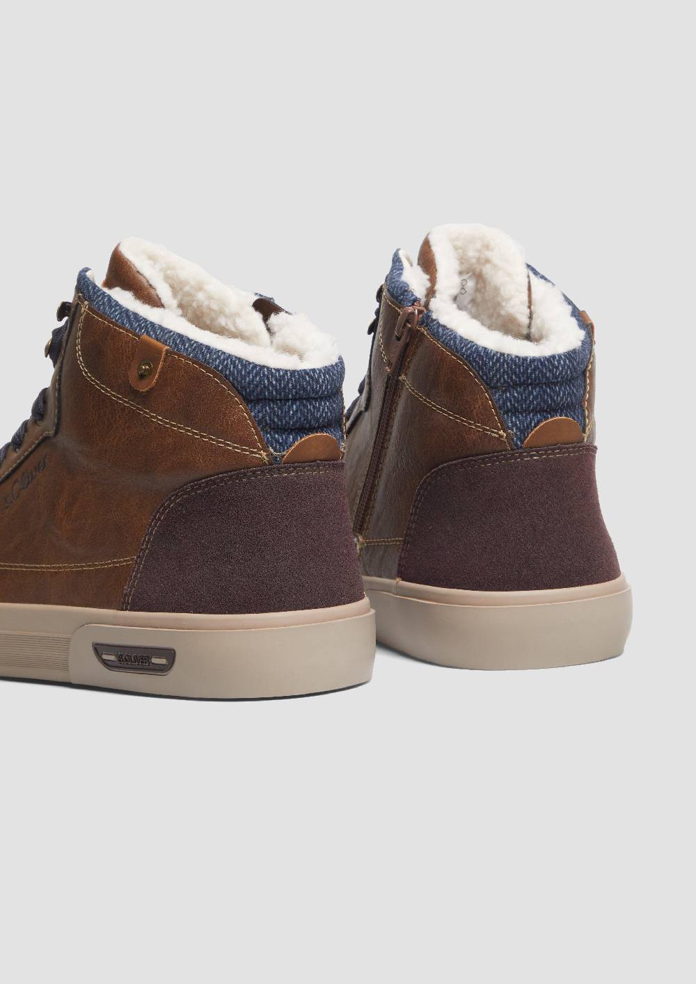 S.Oliver Gefütterte Stiefel mit Logo-Detail Angebote