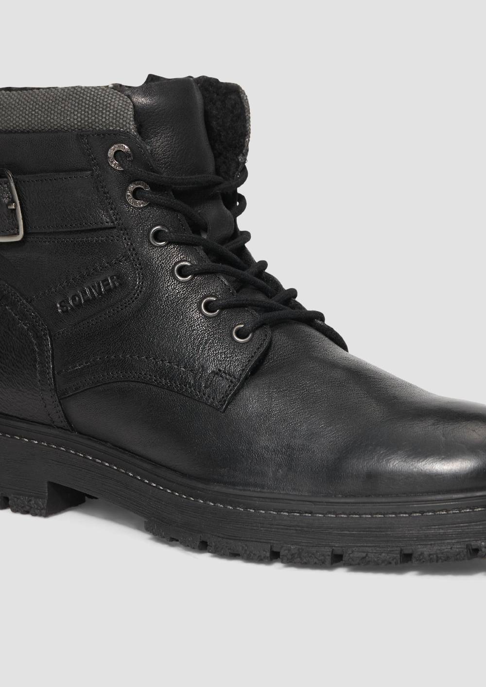 S.Oliver Stiefel aus Leder Saisonschlussverkauf
