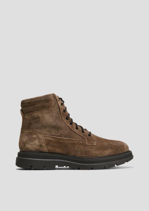 S.Oliver Gefütterte Boots aus Leder Muttertagsangebot