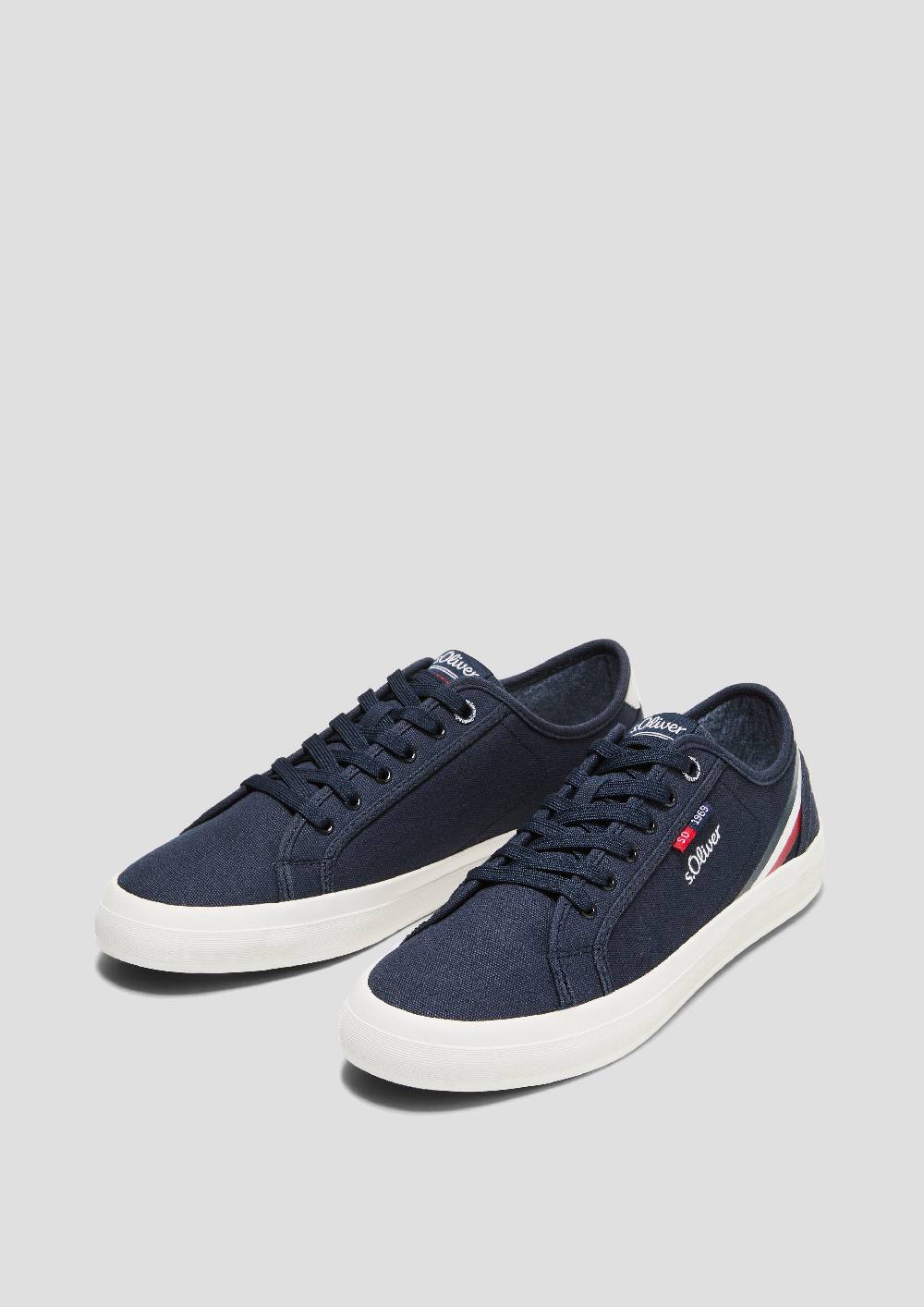 S.Oliver Sneaker mit Kontrast-Details und Logo Zeitlich begrenztes Angebot